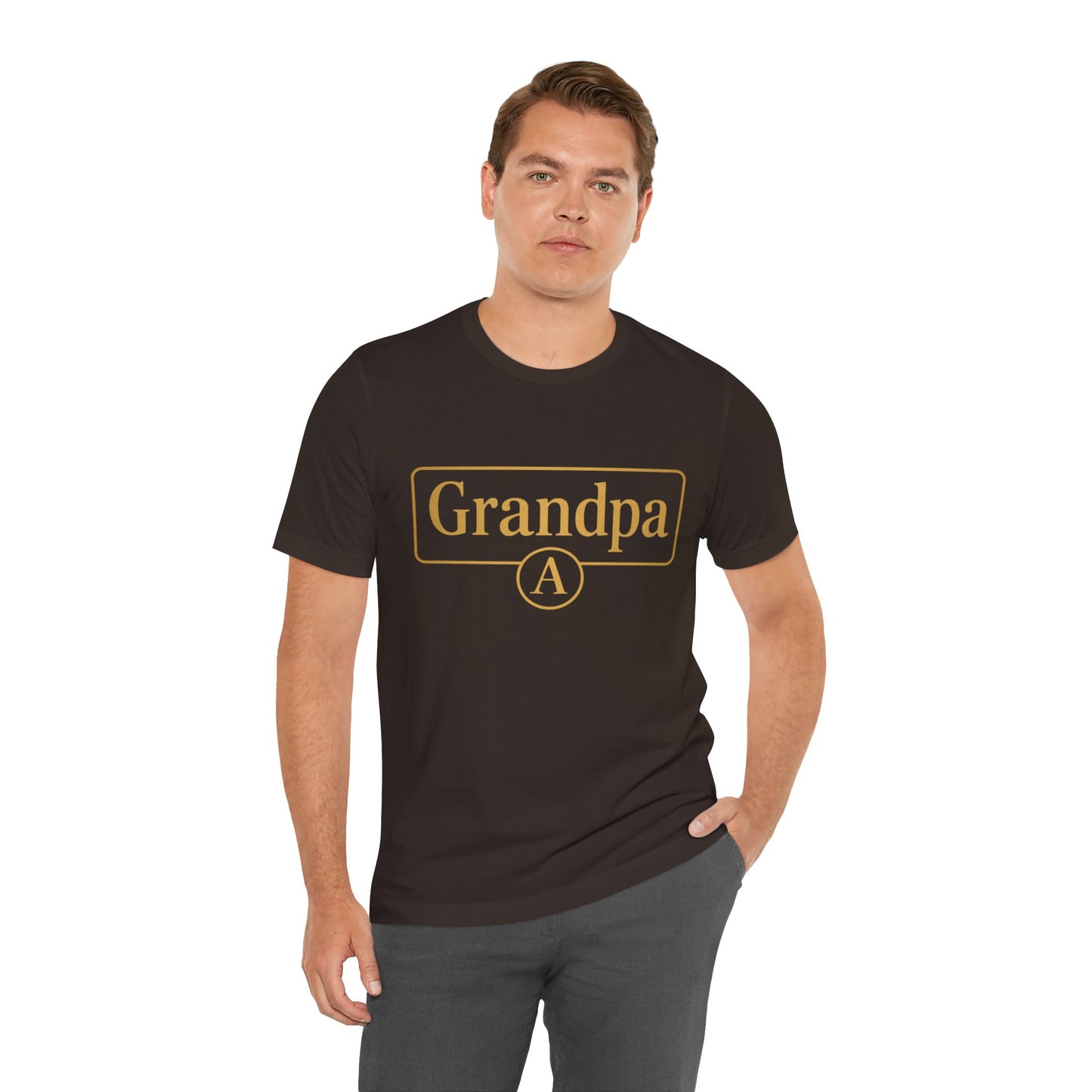 Grandpa Unisex Tee - Stylish Gift for Grandfathers, Casual Wear, Family Reunion, Birthday, Father's Day