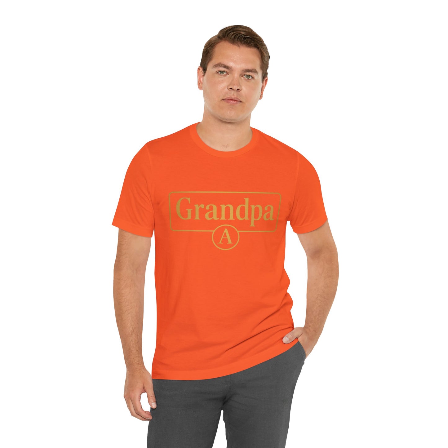 Grandpa Unisex Tee - Stylish Gift for Grandfathers, Casual Wear, Family Reunion, Birthday, Father's Day
