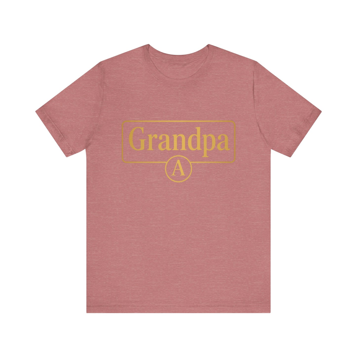 Grandpa Unisex Tee - Stylish Gift for Grandfathers, Casual Wear, Family Reunion, Birthday, Father's Day