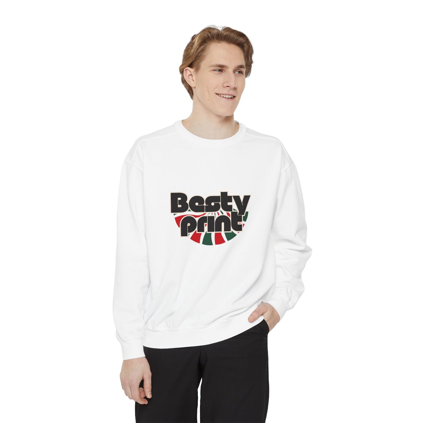 Trendy Unisex Sweatshirt with 'Booty Print' Design, Cozy Casual Wear, Gift Idea for Friends, Festival Fashion, Everyday Comfort