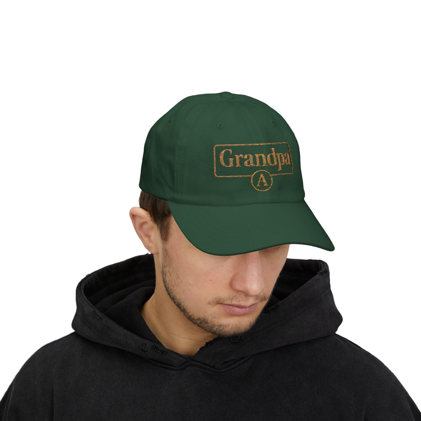 Classic Dad Cap with 'Grandpa' Design – Perfect Gift for Father's Day, Casual Outings, Playful Statement, Dad's Birthday, Summer Fun