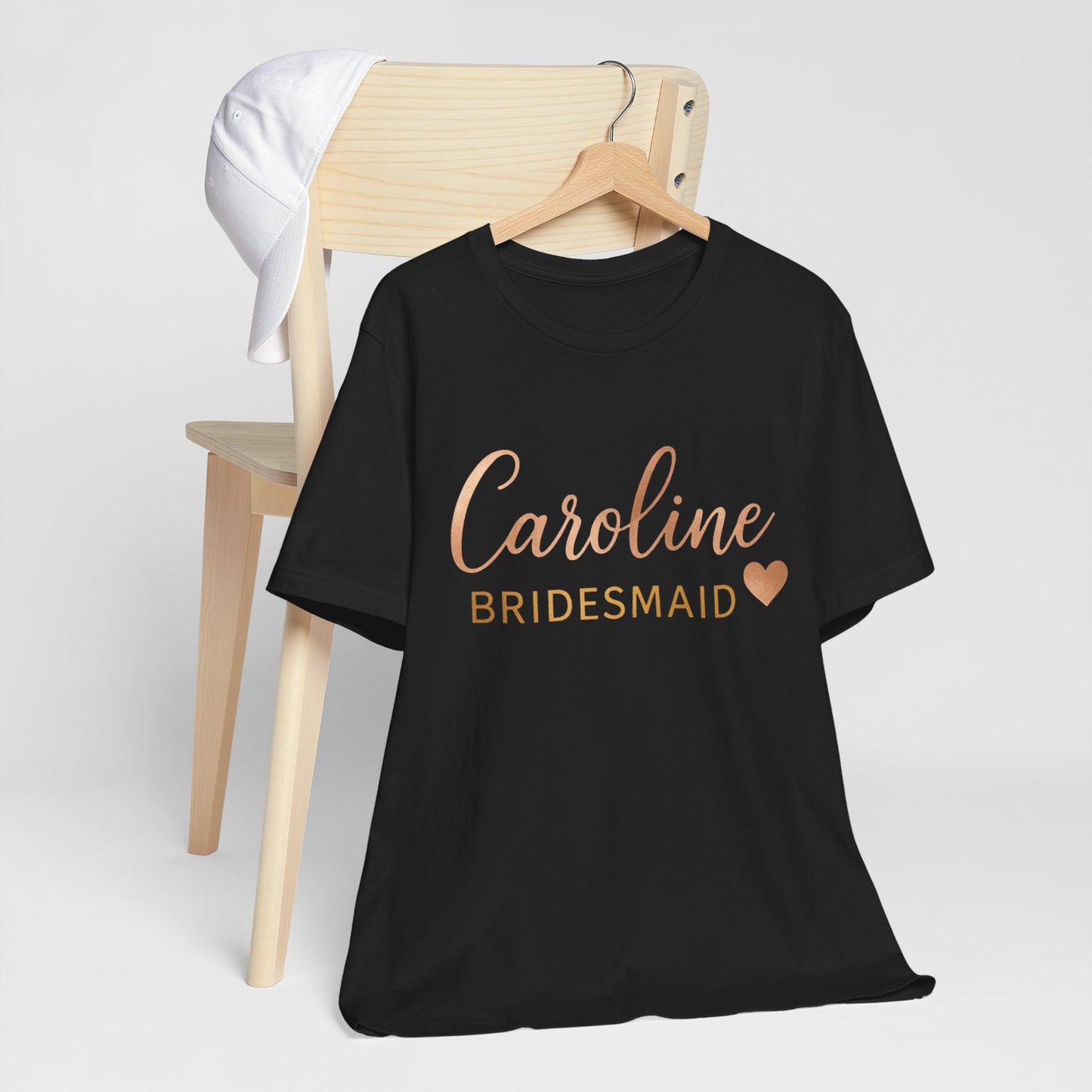 Bridesmaid T-Shirt, Customizable Team Tee, Unique Wedding Gift, Bridal Party Shirt, Memorable Engagement Celebration