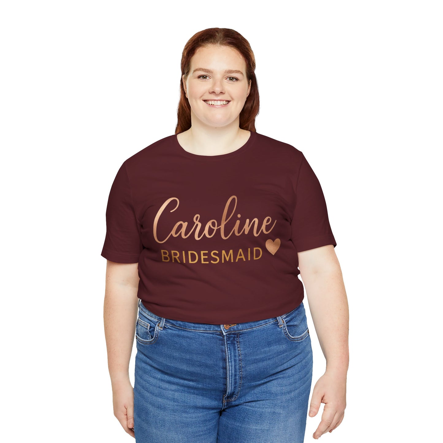 Bridesmaid T-Shirt, Customizable Team Tee, Unique Wedding Gift, Bridal Party Shirt, Memorable Engagement Celebration