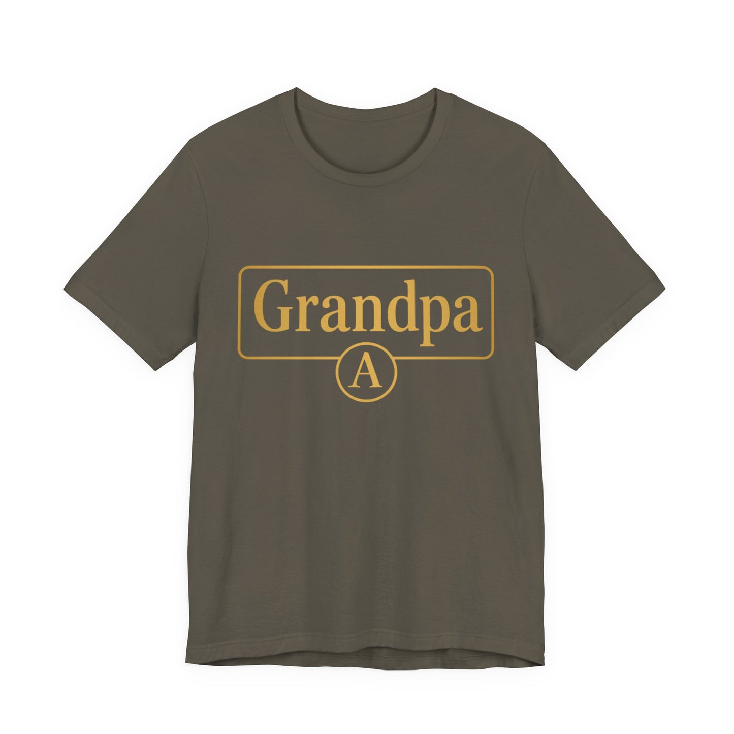 Grandpa Unisex Tee - Stylish Gift for Grandfathers, Casual Wear, Family Reunion, Birthday, Father's Day