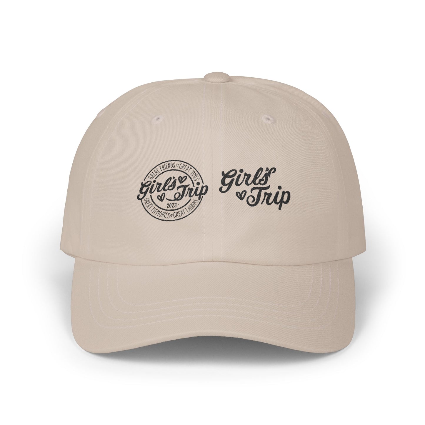 Girls Trip Classic Dad Cap, Embroidered Hat, Travel Accessory, Vacation Essentials, Gift for Friends