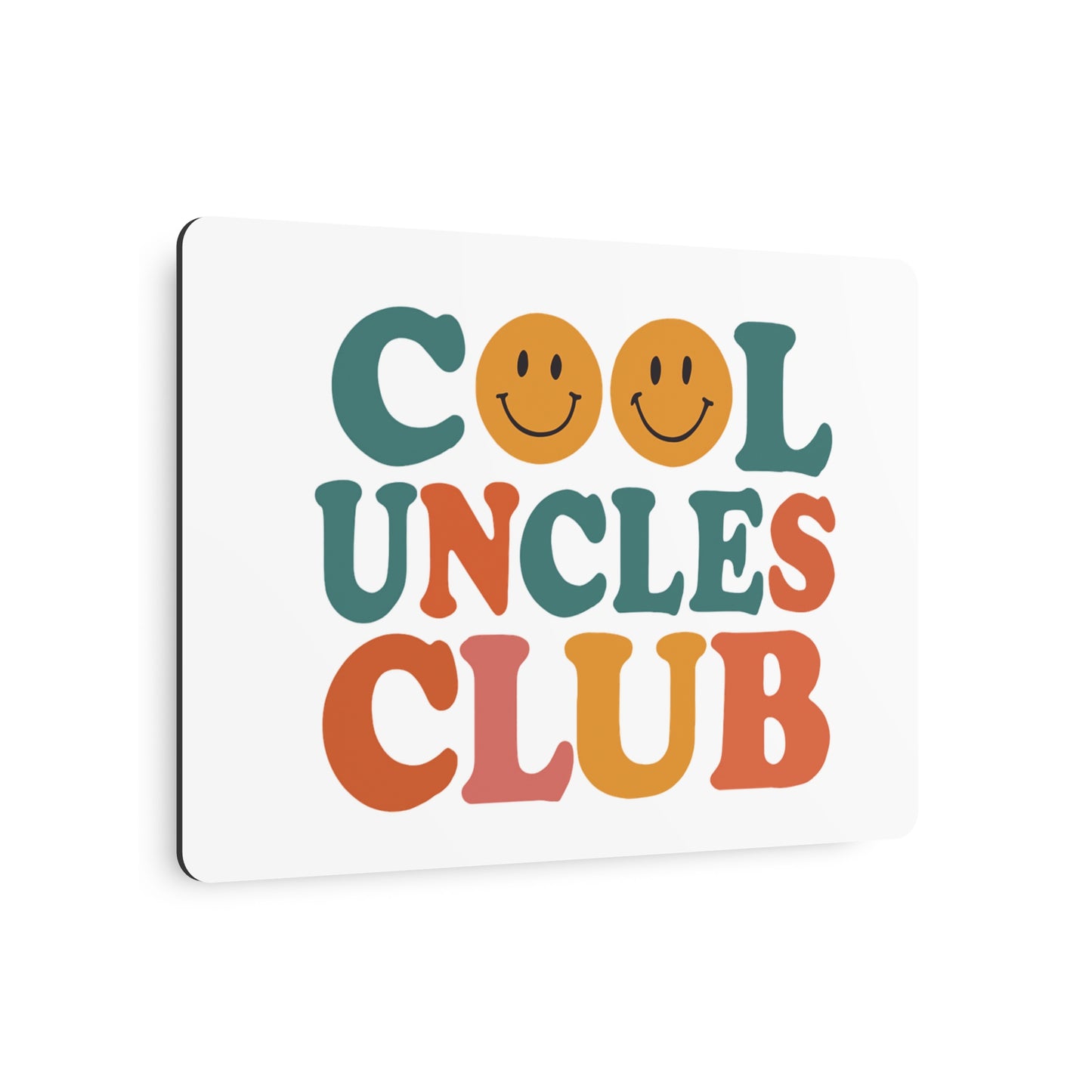 Cool Uncles Club Metal Art Sign, Home Decor, Wall Art, Gift for Uncles, Unique Sign, Family Celebration Decor