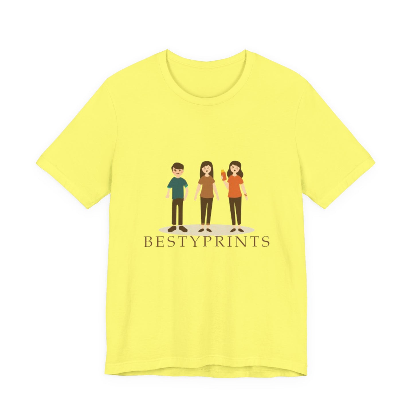 Unisex Illustration Tee - Fun, Casual Graphic T-Shirt for Friends, Birthday Gift, Family Gatherings, Best Friends Tee, Everyday Wear