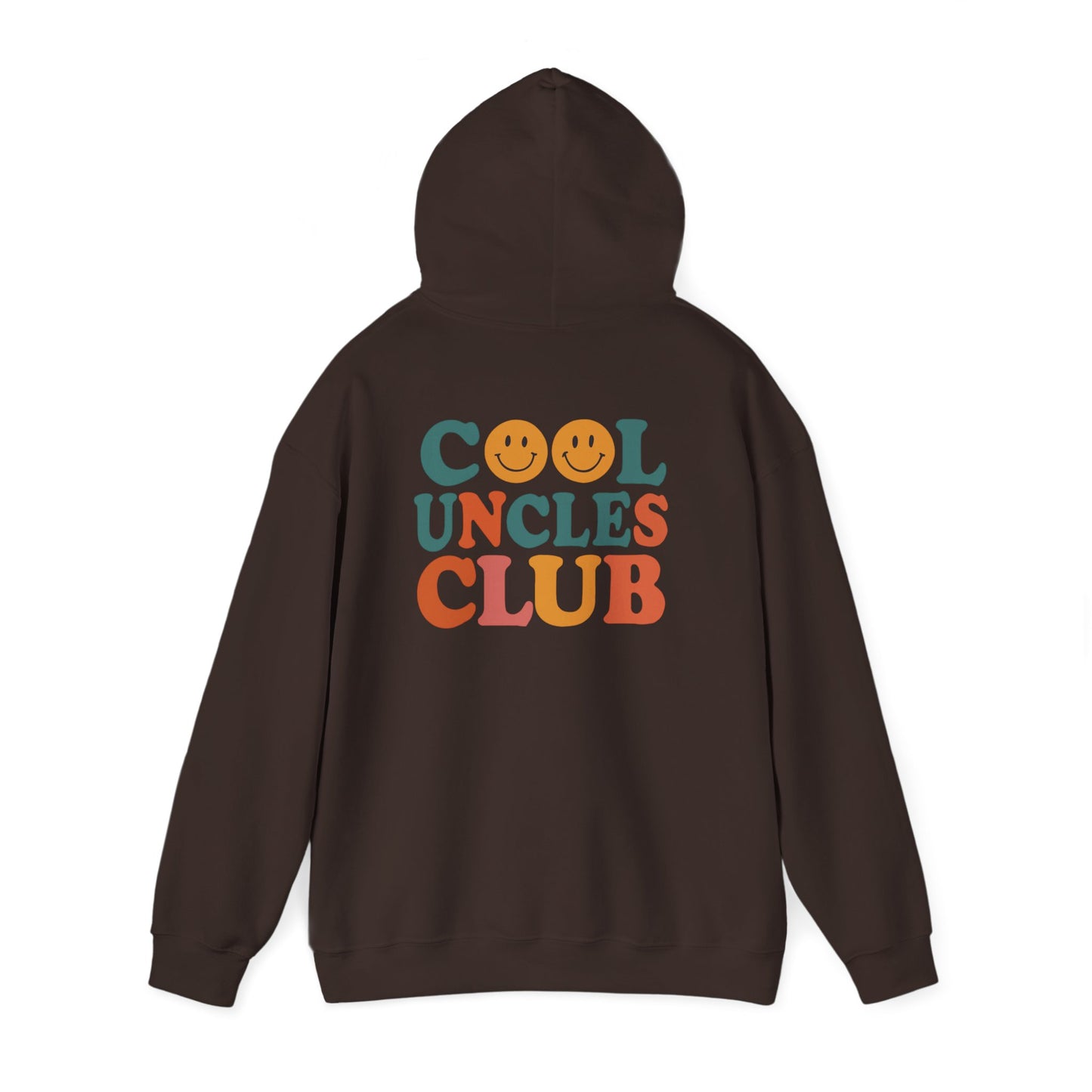 Cool Uncles Club Hooded Sweatshirt, Unisex Hoodie Gift, Cozy Sweatshirt for Uncles, Family Gathering Attire, Fun Graphic Hoodie