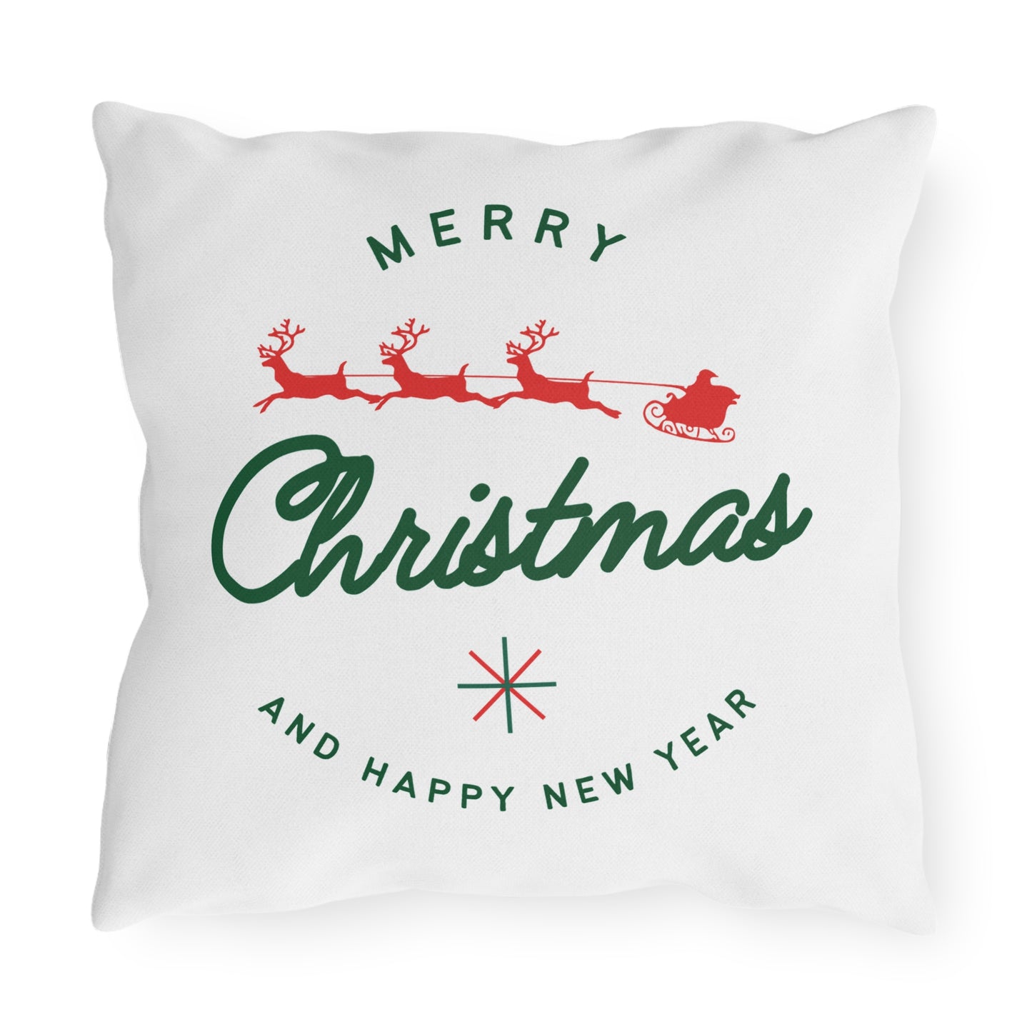 Christmas Outdoor Pillows, Holiday Decor, Patio Gifts, Seasonal Home Accents, Festive Cushion Covers, Merry Christmas Decorations