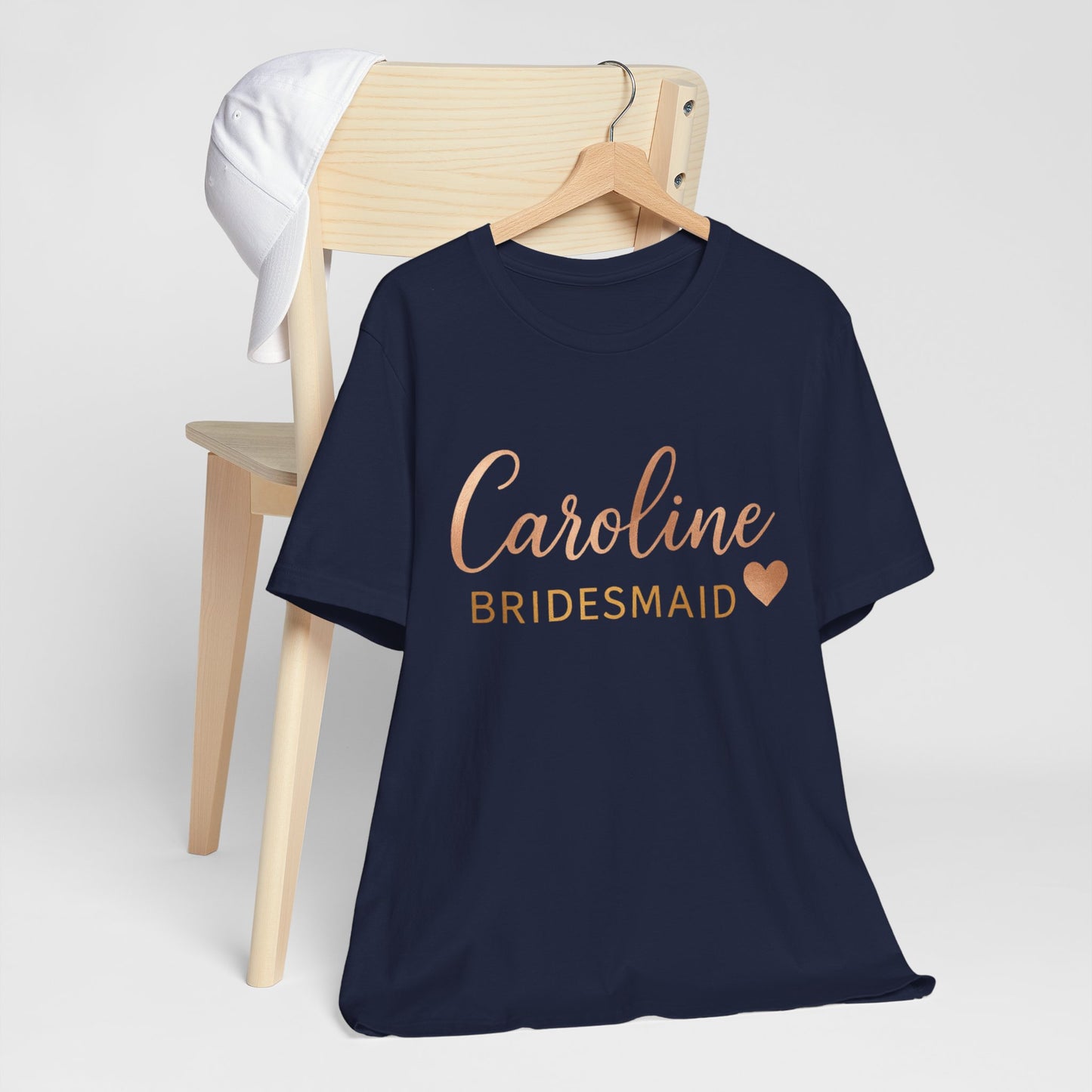 Bridesmaid T-Shirt, Customizable Team Tee, Unique Wedding Gift, Bridal Party Shirt, Memorable Engagement Celebration