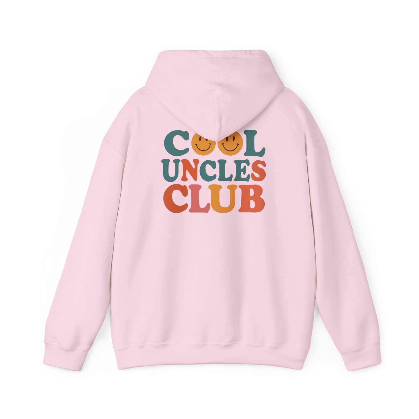 Cool Uncles Club Hooded Sweatshirt, Unisex Hoodie Gift, Cozy Sweatshirt for Uncles, Family Gathering Attire, Fun Graphic Hoodie
