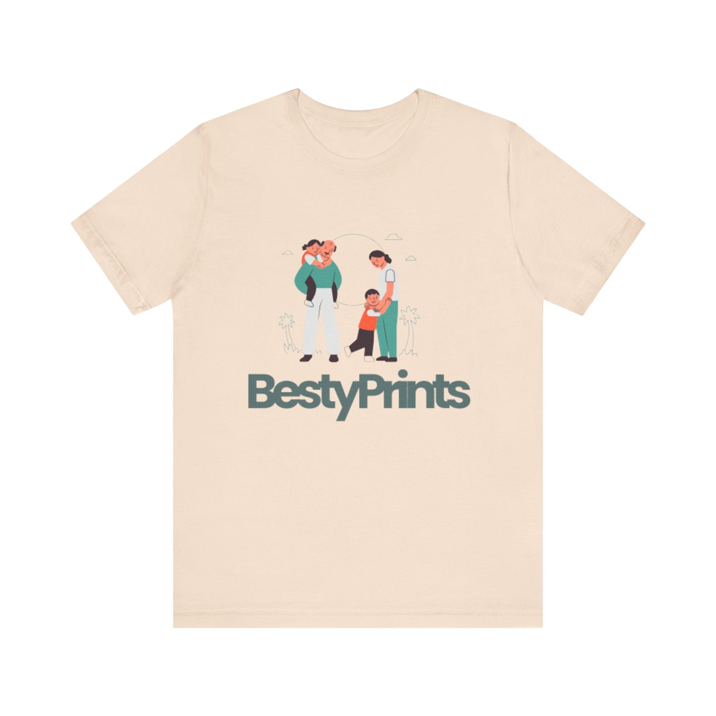 Family Bond Unisex Tee, Cute Family T-Shirt, BestyPrints Graphic Tee, Gift for Parents, Casual Family Wear