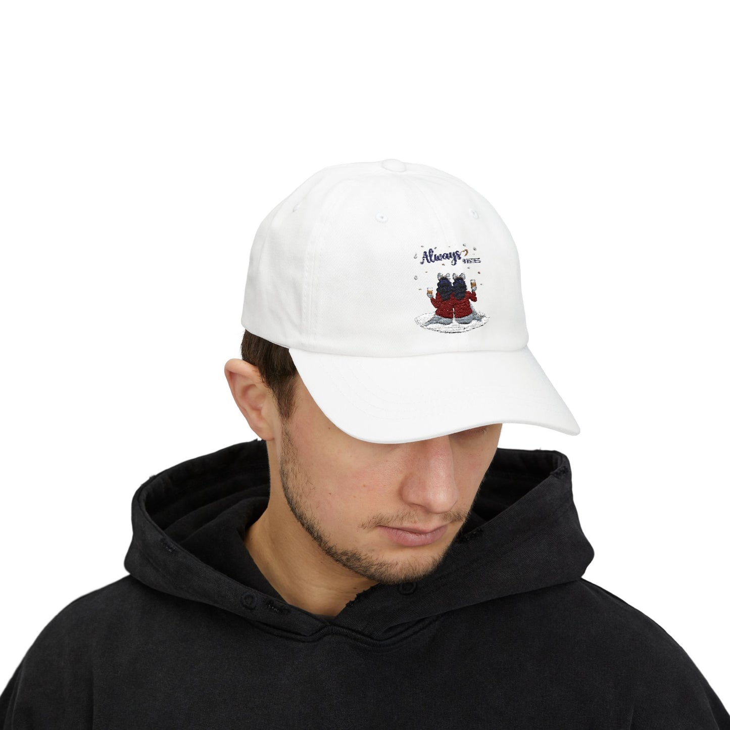 Heartwarming Classic Dad Cap, Custom Hat for Father's Day, Gift for Dads, Casual Cap for Every Season, Embroidered Hat with Message