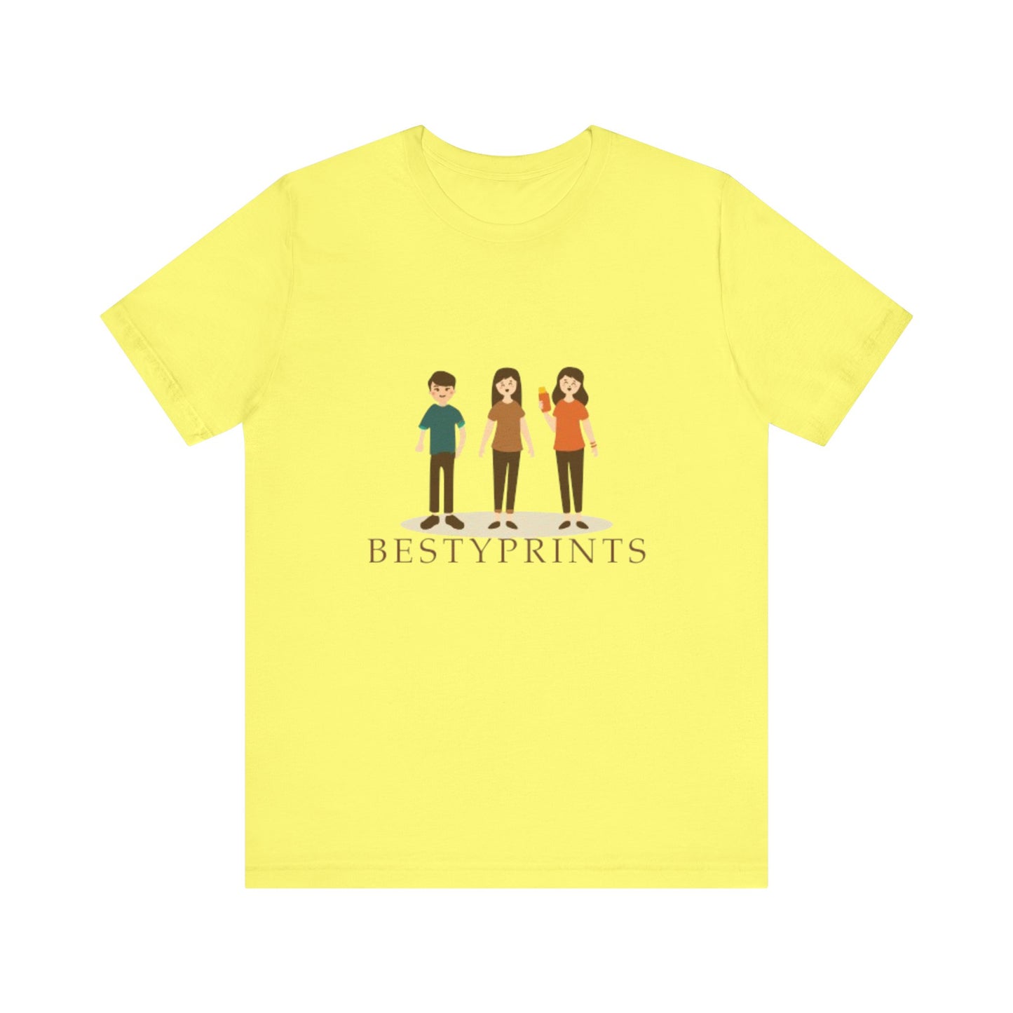 Unisex Illustration Tee - Fun, Casual Graphic T-Shirt for Friends, Birthday Gift, Family Gatherings, Best Friends Tee, Everyday Wear