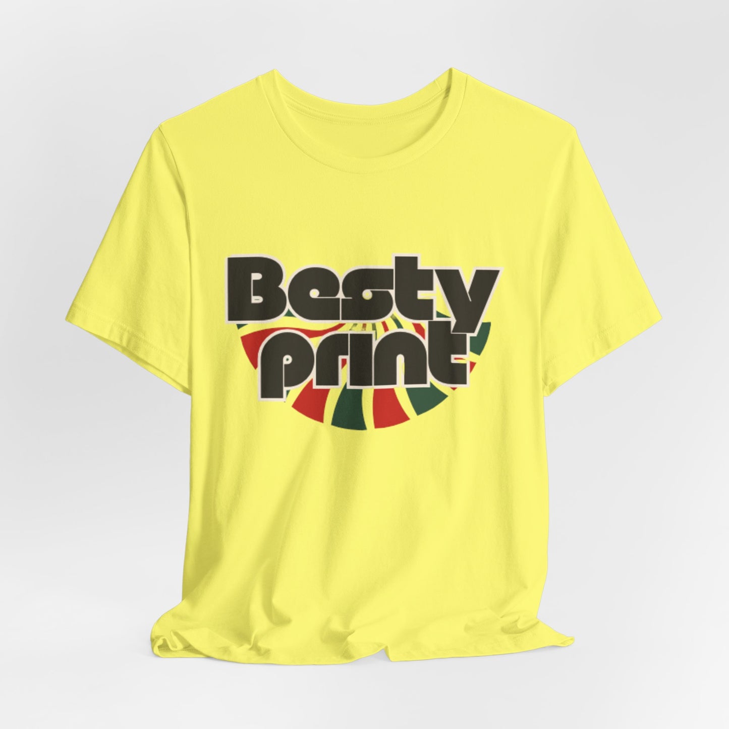 Besty Print Unisex Jersey Tee - Fun and Trendy T-Shirt for Friends, Casual Wear, Gifts, Parties, Holidays
