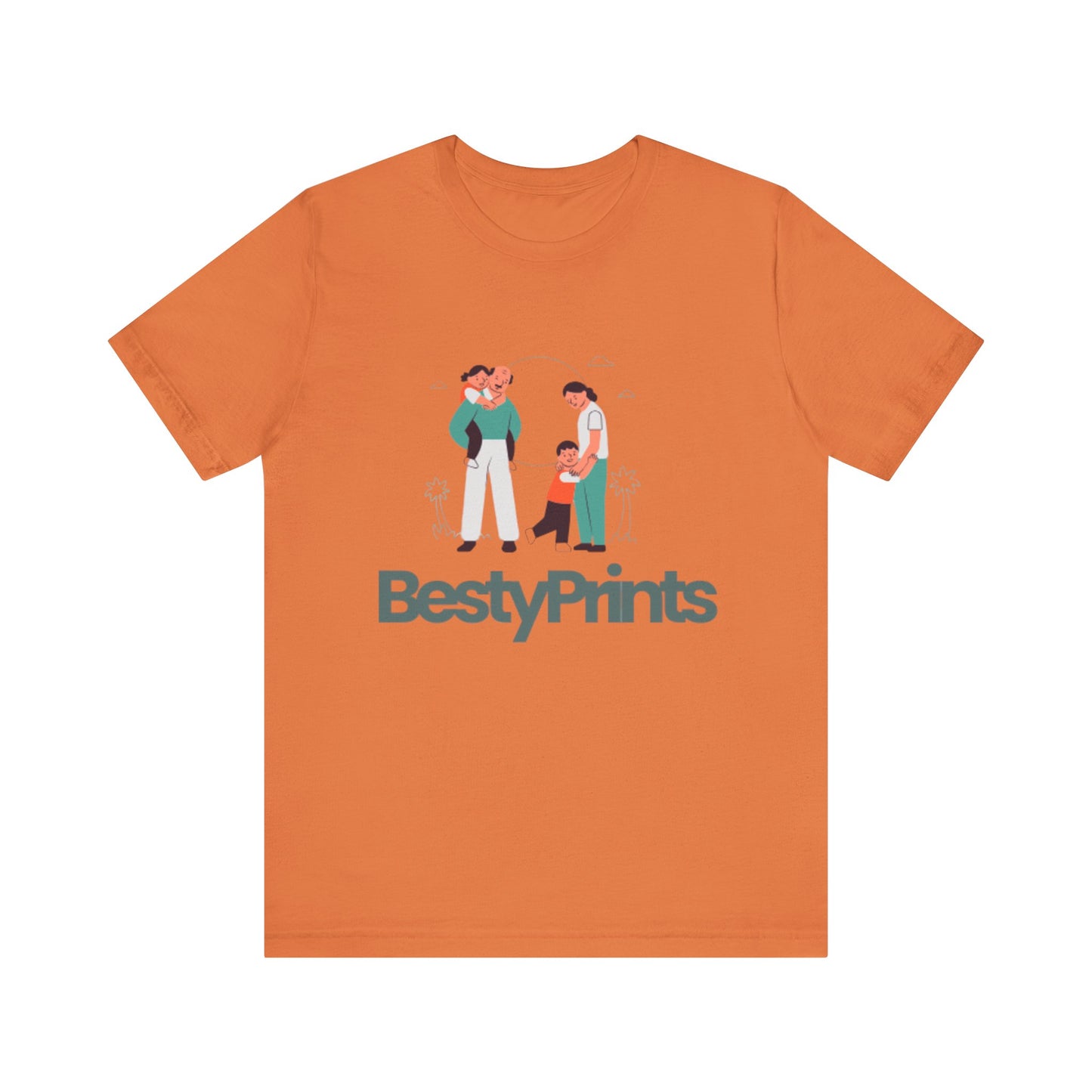 Family Bond Unisex Tee, Cute Family T-Shirt, BestyPrints Graphic Tee, Gift for Parents, Casual Family Wear