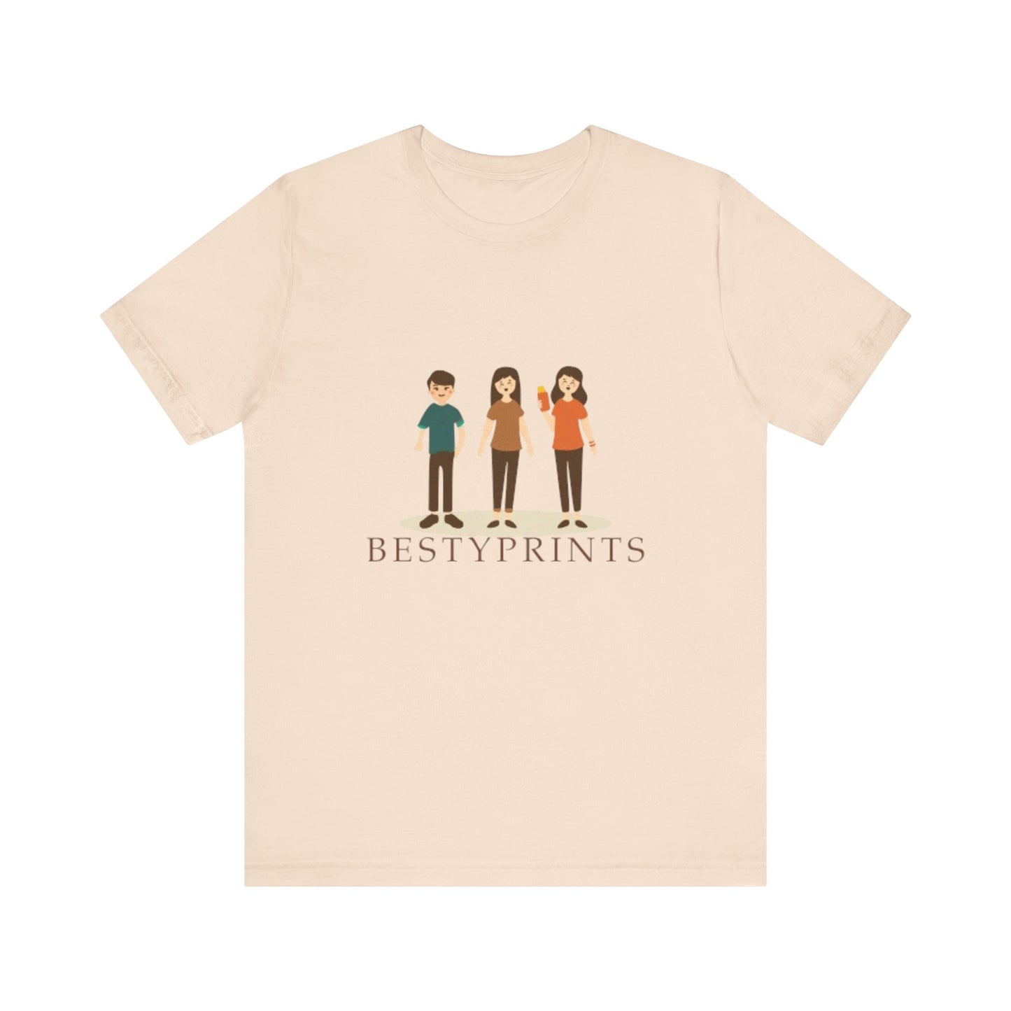Unisex Illustration Tee - Fun, Casual Graphic T-Shirt for Friends, Birthday Gift, Family Gatherings, Best Friends Tee, Everyday Wear