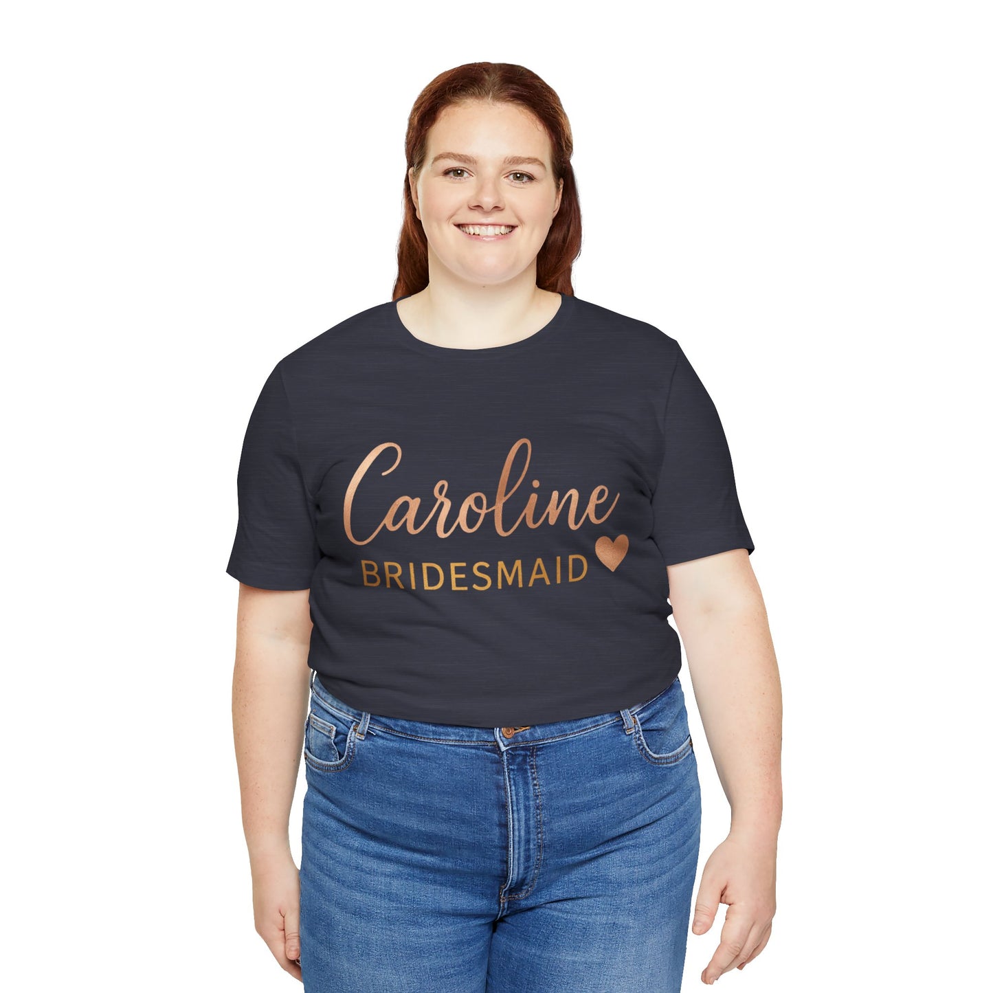 Bridesmaid T-Shirt, Customizable Team Tee, Unique Wedding Gift, Bridal Party Shirt, Memorable Engagement Celebration
