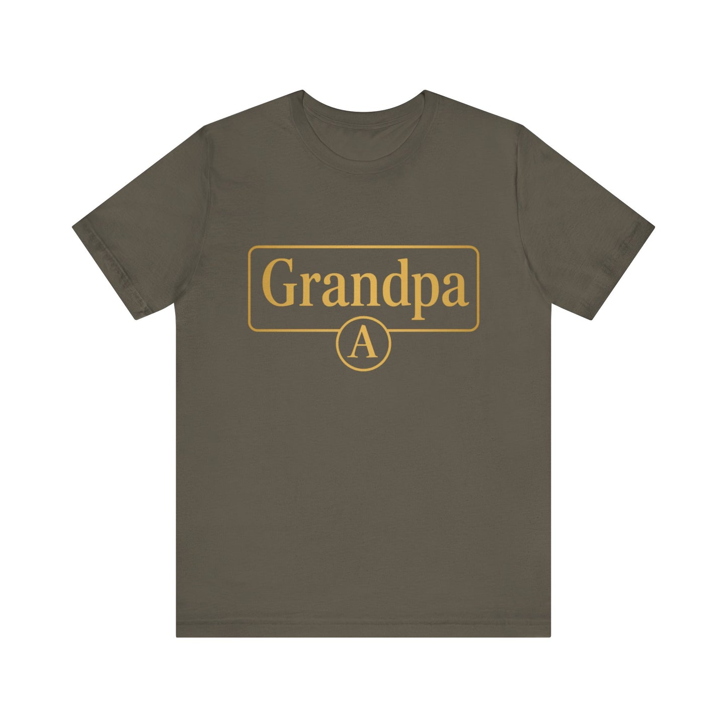 Grandpa Unisex Tee - Stylish Gift for Grandfathers, Casual Wear, Family Reunion, Birthday, Father's Day