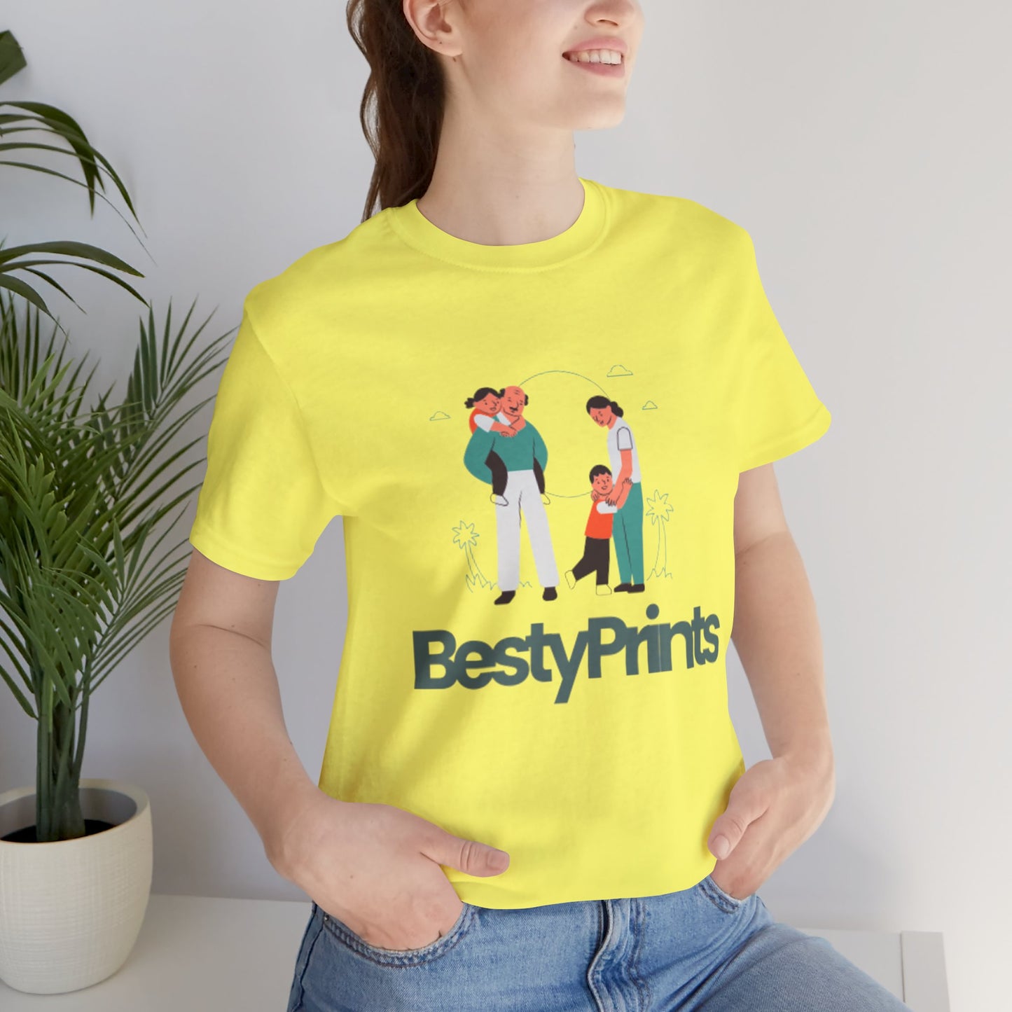Family Bond Unisex Tee, Cute Family T-Shirt, BestyPrints Graphic Tee, Gift for Parents, Casual Family Wear