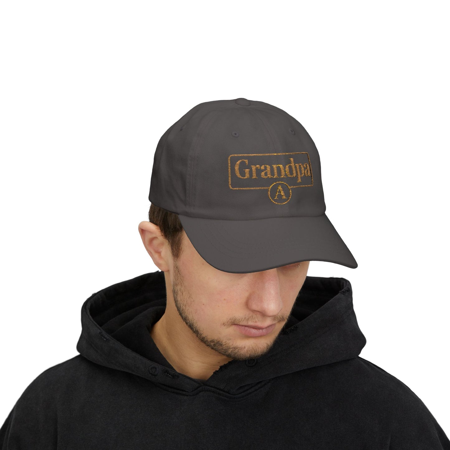 Classic Dad Cap with 'Grandpa' Design – Perfect Gift for Father's Day, Casual Outings, Playful Statement, Dad's Birthday, Summer Fun