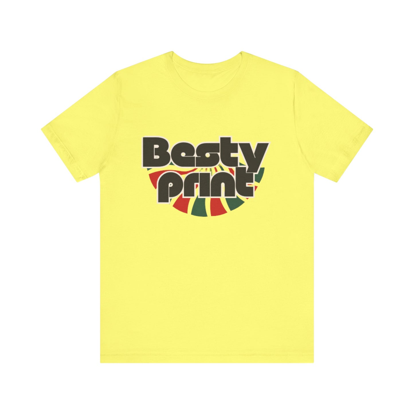 Besty Print Unisex Jersey Tee - Fun and Trendy T-Shirt for Friends, Casual Wear, Gifts, Parties, Holidays