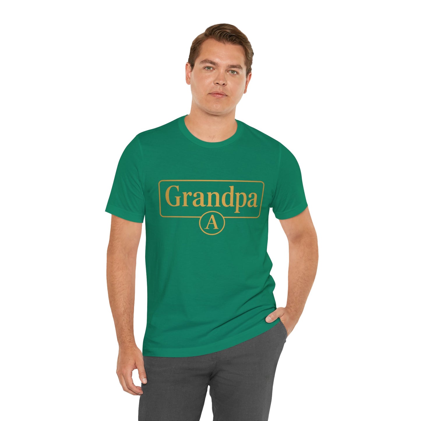 Grandpa Unisex Tee - Stylish Gift for Grandfathers, Casual Wear, Family Reunion, Birthday, Father's Day