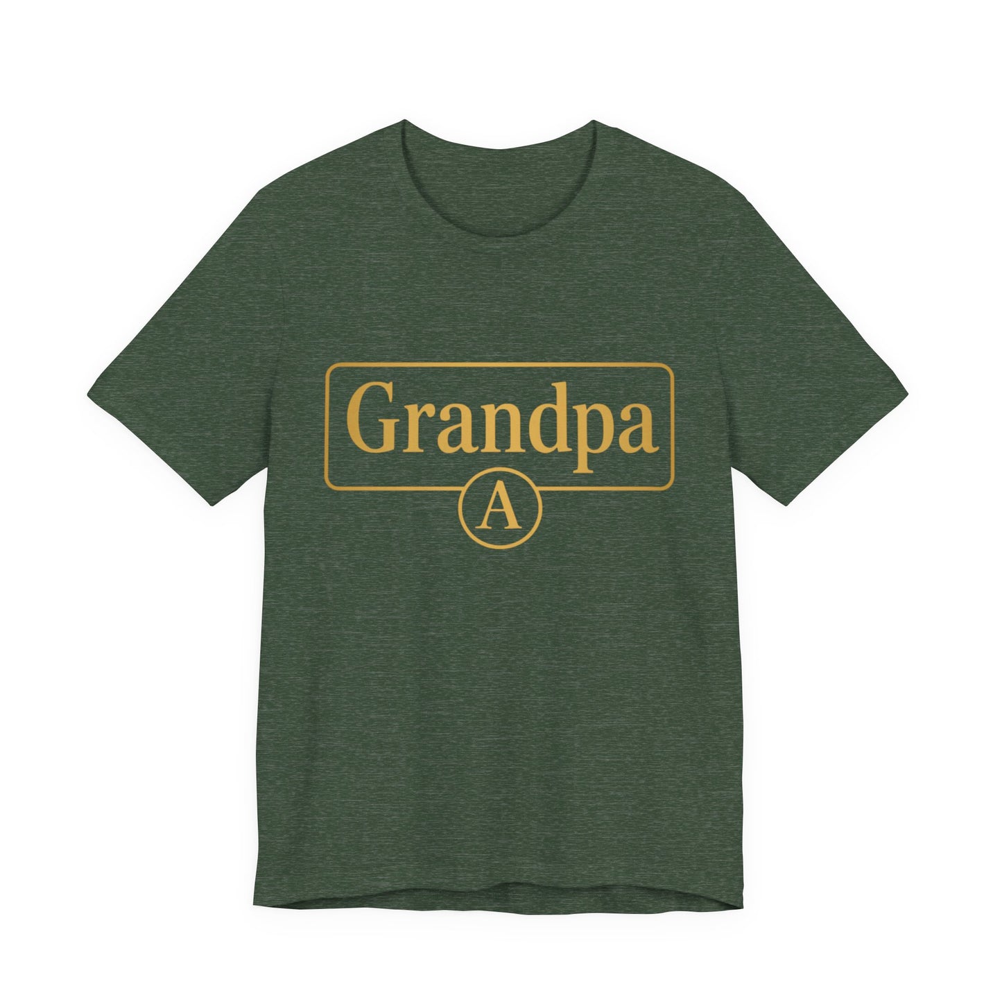 Grandpa Unisex Tee - Stylish Gift for Grandfathers, Casual Wear, Family Reunion, Birthday, Father's Day