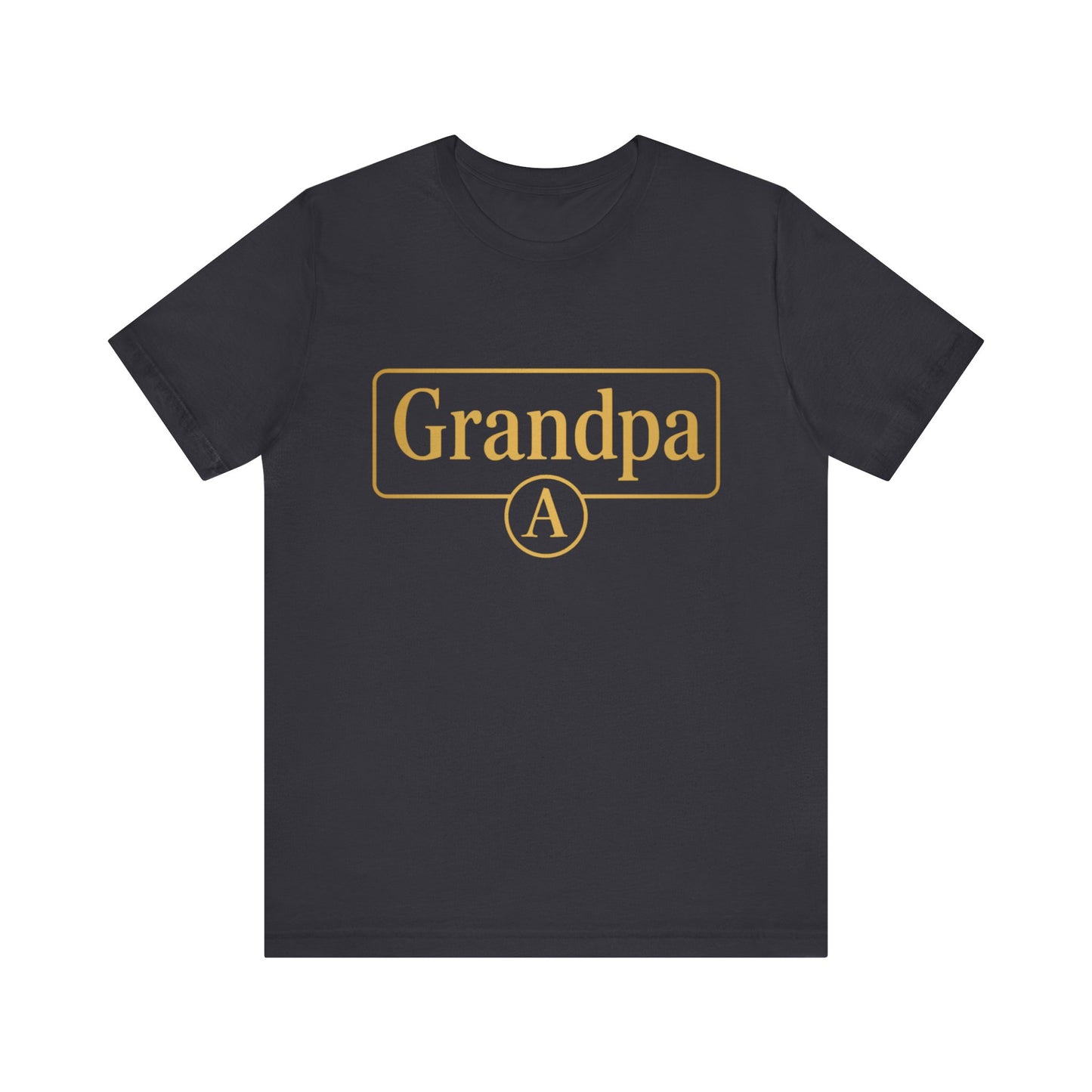 Grandpa Unisex Tee - Stylish Gift for Grandfathers, Casual Wear, Family Reunion, Birthday, Father's Day