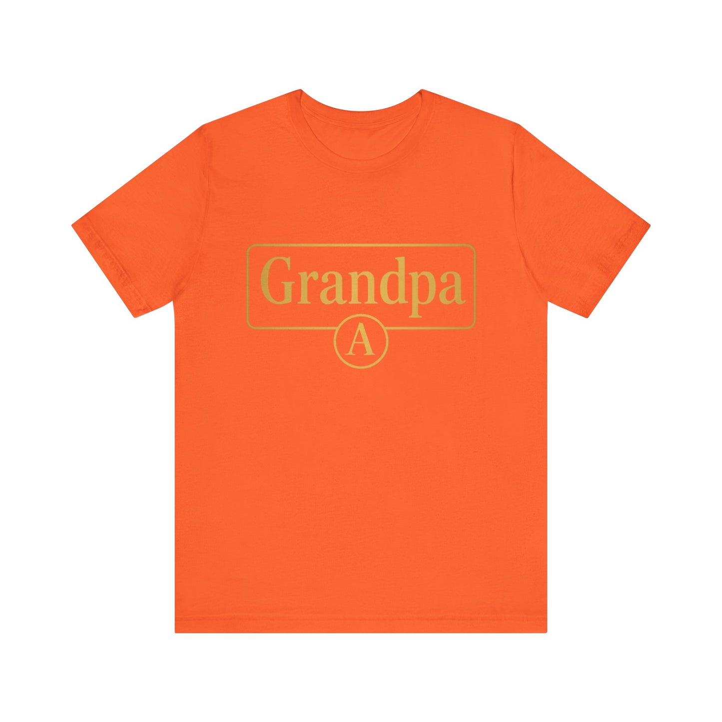Grandpa Unisex Tee - Stylish Gift for Grandfathers, Casual Wear, Family Reunion, Birthday, Father's Day