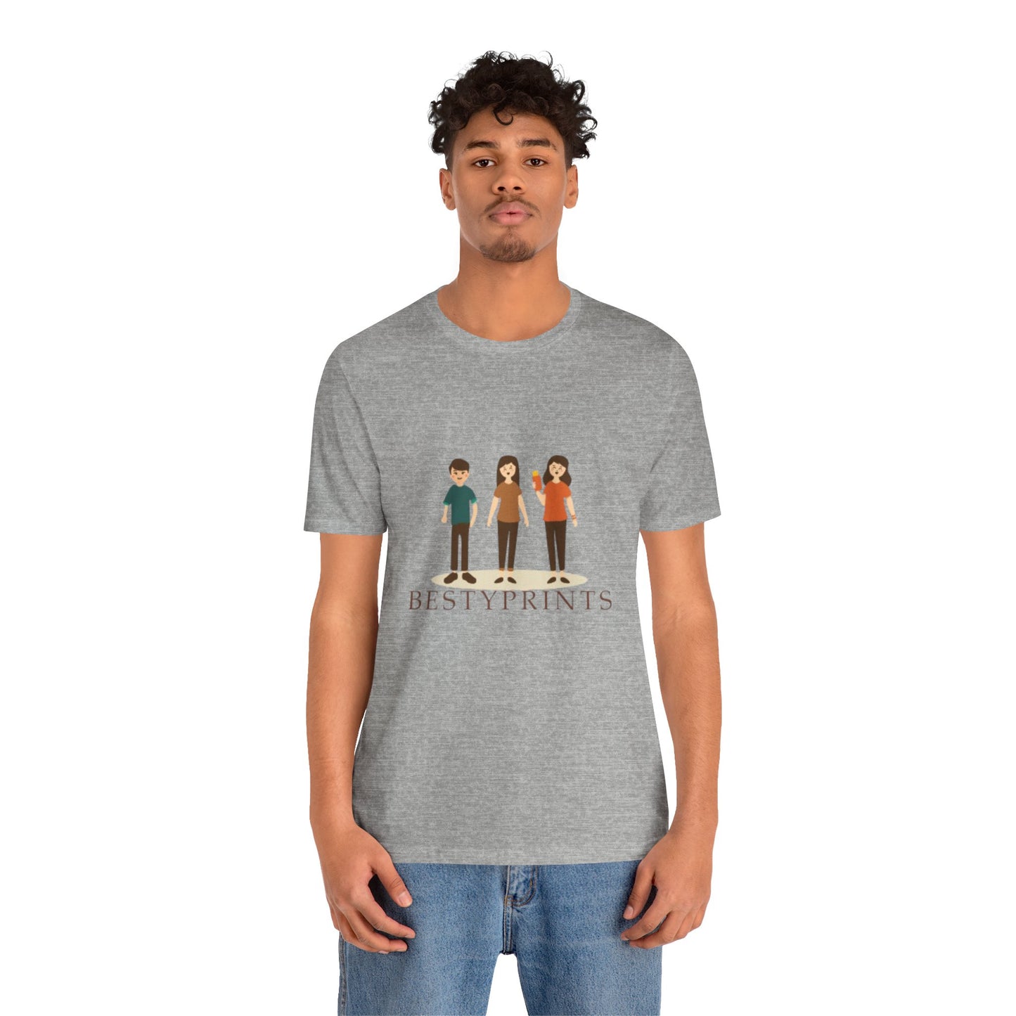 Unisex Illustration Tee - Fun, Casual Graphic T-Shirt for Friends, Birthday Gift, Family Gatherings, Best Friends Tee, Everyday Wear