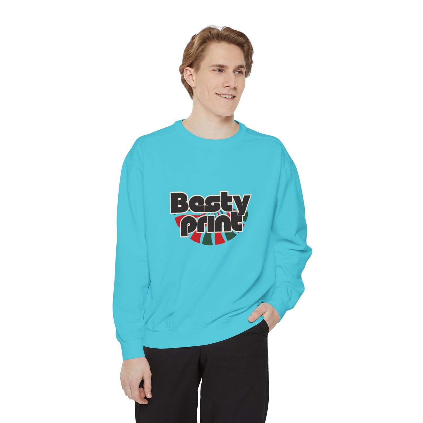 Trendy Unisex Sweatshirt with 'Booty Print' Design, Cozy Casual Wear, Gift Idea for Friends, Festival Fashion, Everyday Comfort