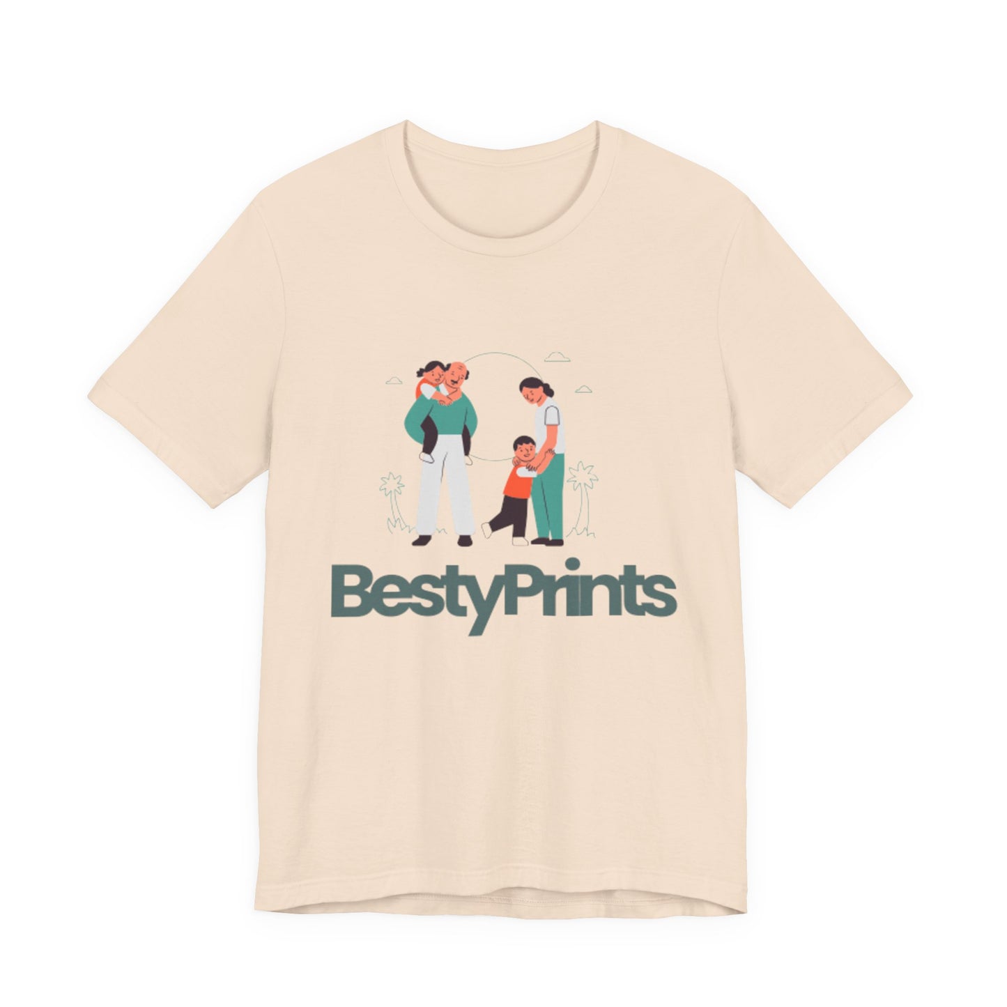 Family Bond Unisex Tee, Cute Family T-Shirt, BestyPrints Graphic Tee, Gift for Parents, Casual Family Wear