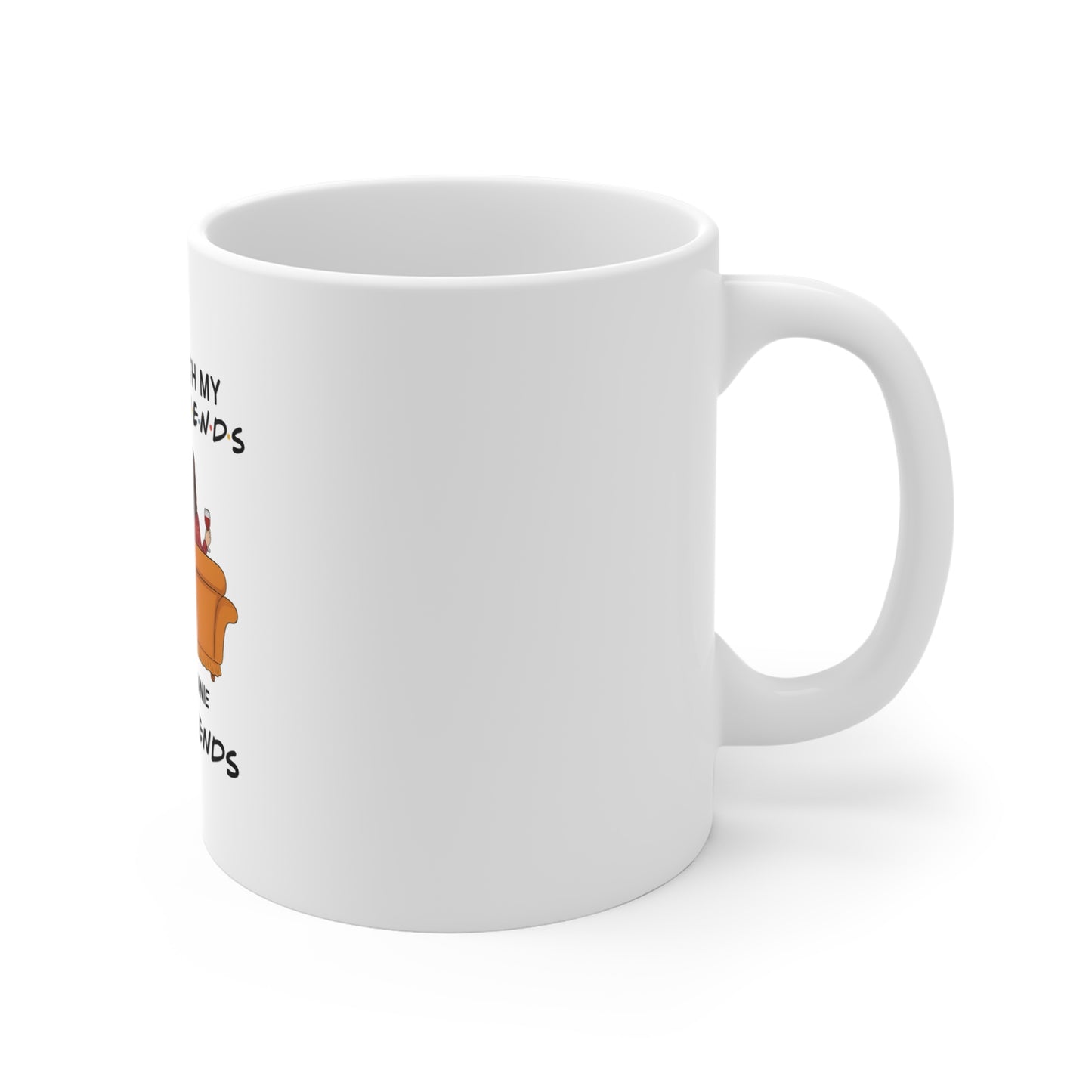 Best Friends Mug | Customizable Friendship Coffee Cup | Gift for Besties | Gift for Friends | Fun Friendship Mug