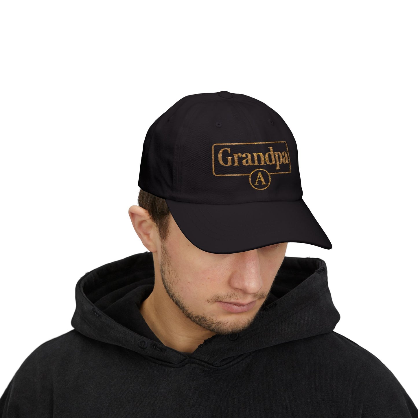 Classic Dad Cap with 'Grandpa' Design – Perfect Gift for Father's Day, Casual Outings, Playful Statement, Dad's Birthday, Summer Fun