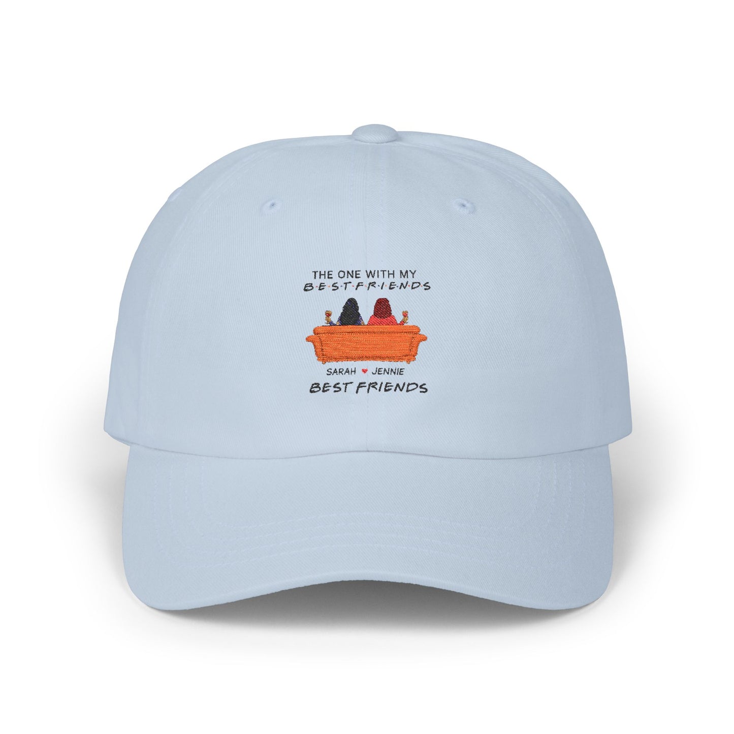 Classic Dad Cap with 'Best Friends' Design, Comfortable Everyday Hat, Gift for Dads, Friends, Casual Style, Perfect for Celebrations