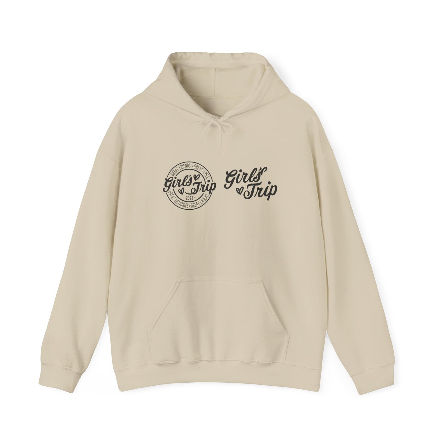Girls' Trip Unisex Hoodie – Perfect for BFF Getaways, Travel Friends, Group Retreats, Women’s Adventure Wear, Travel Gifts