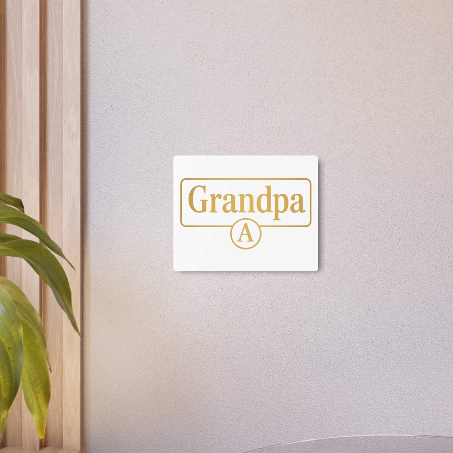Personalized Grandpa Metal Art Sign | Unique Home Decor, Gift for Grandpa, Wall Art, Custom Name Sign, Family Gift