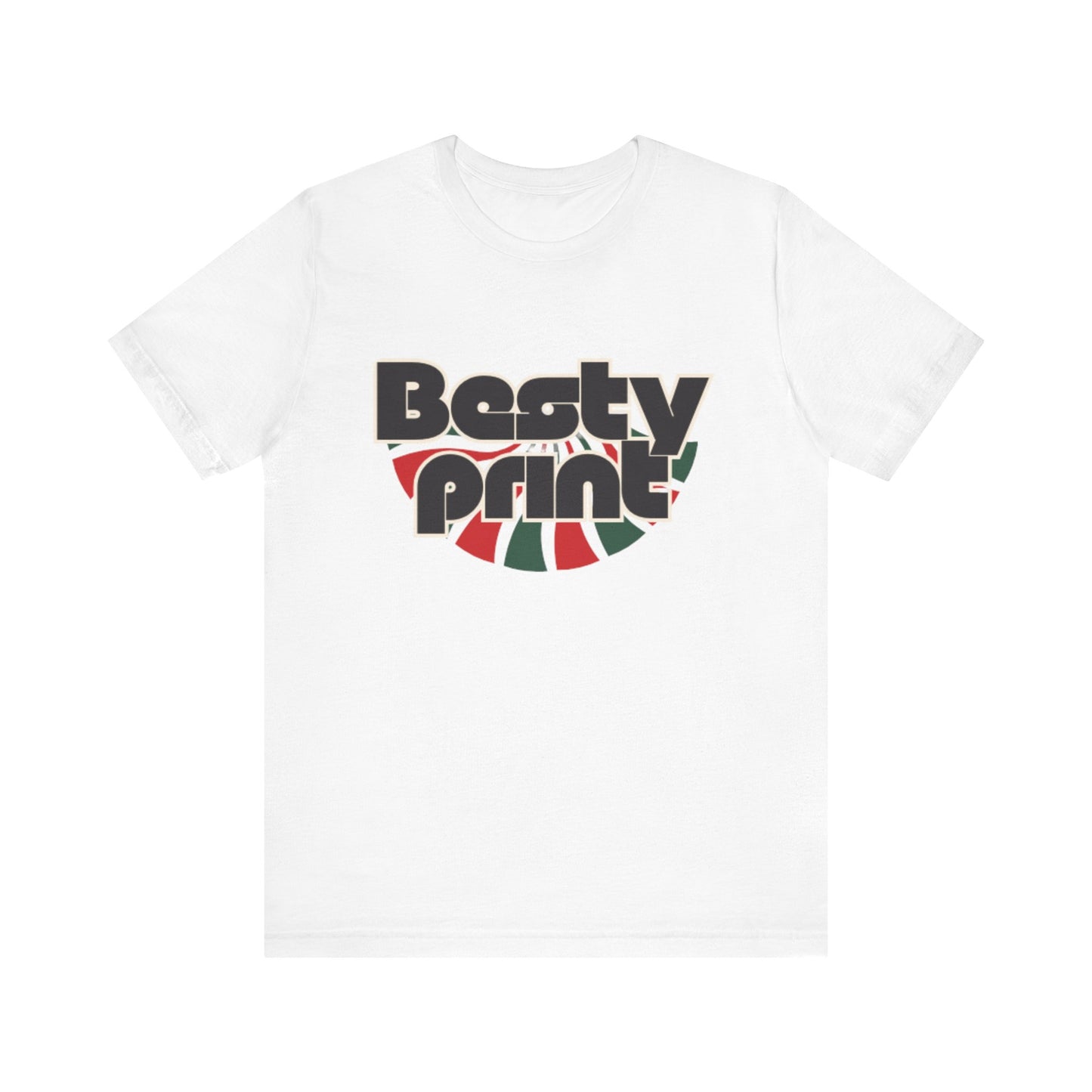 Besty Print Unisex Jersey Tee - Fun and Trendy T-Shirt for Friends, Casual Wear, Gifts, Parties, Holidays