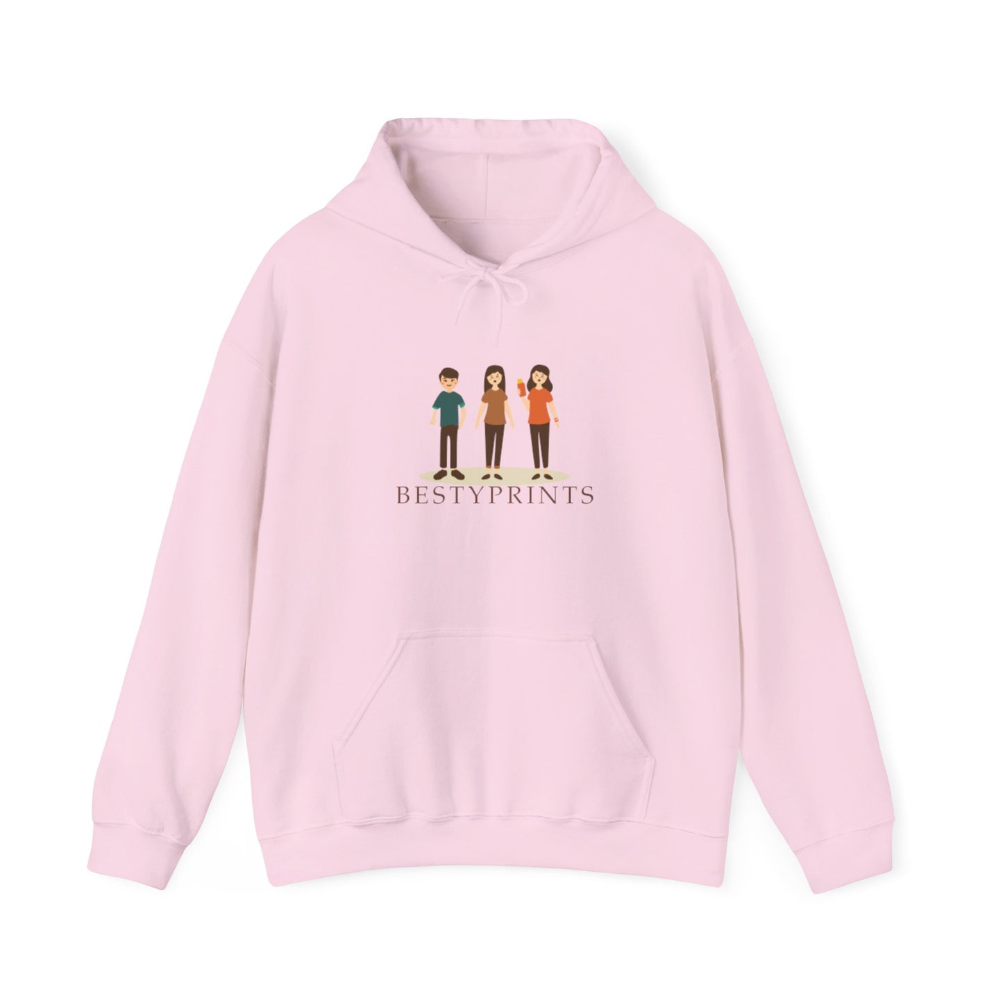 Best Friends Group Hoodie, Unisex Heavy Blend Sweatshirt, Cute Friendship Gift, Cozy Casual Wear, Ideal for Fall, Winter Celebrations