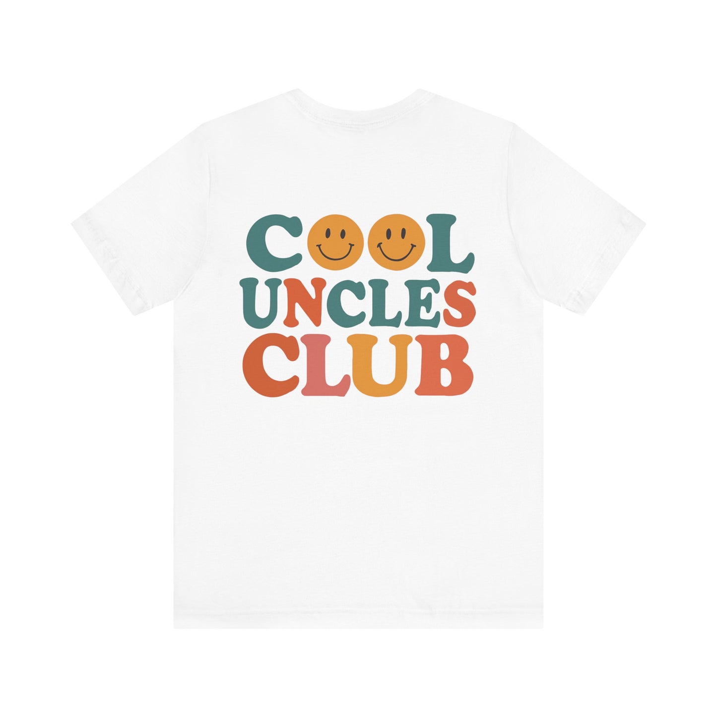 Cool Uncles Club Tee, Unisex Graphic T-Shirt, Father's Day Gift, Fun Uncle Outfit, Smiley Face Tee, Family Reunion Shirt