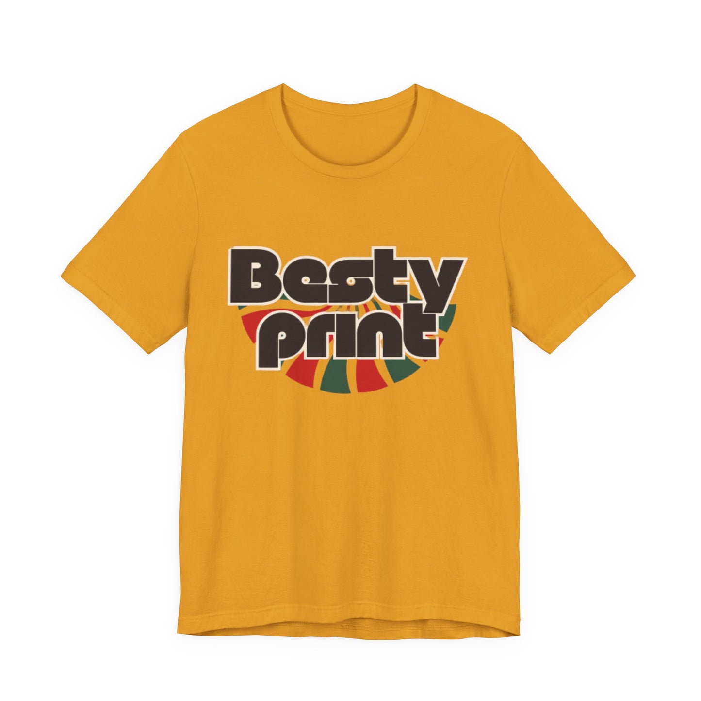 Besty Print Unisex Jersey Tee - Fun and Trendy T-Shirt for Friends, Casual Wear, Gifts, Parties, Holidays