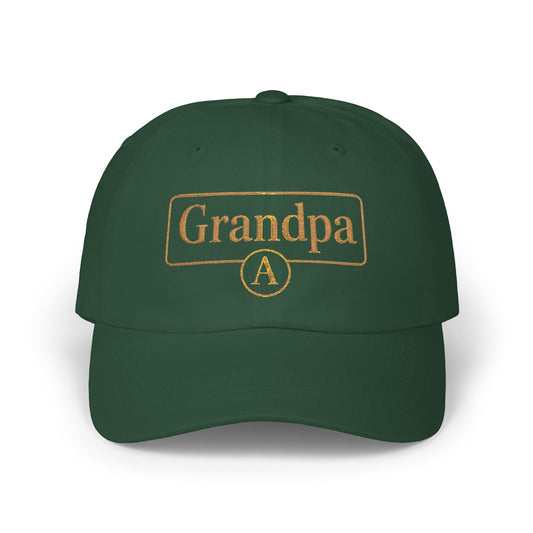 Classic Dad Cap with 'Grandpa' Design – Perfect Gift for Father's Day, Casual Outings, Playful Statement, Dad's Birthday, Summer Fun