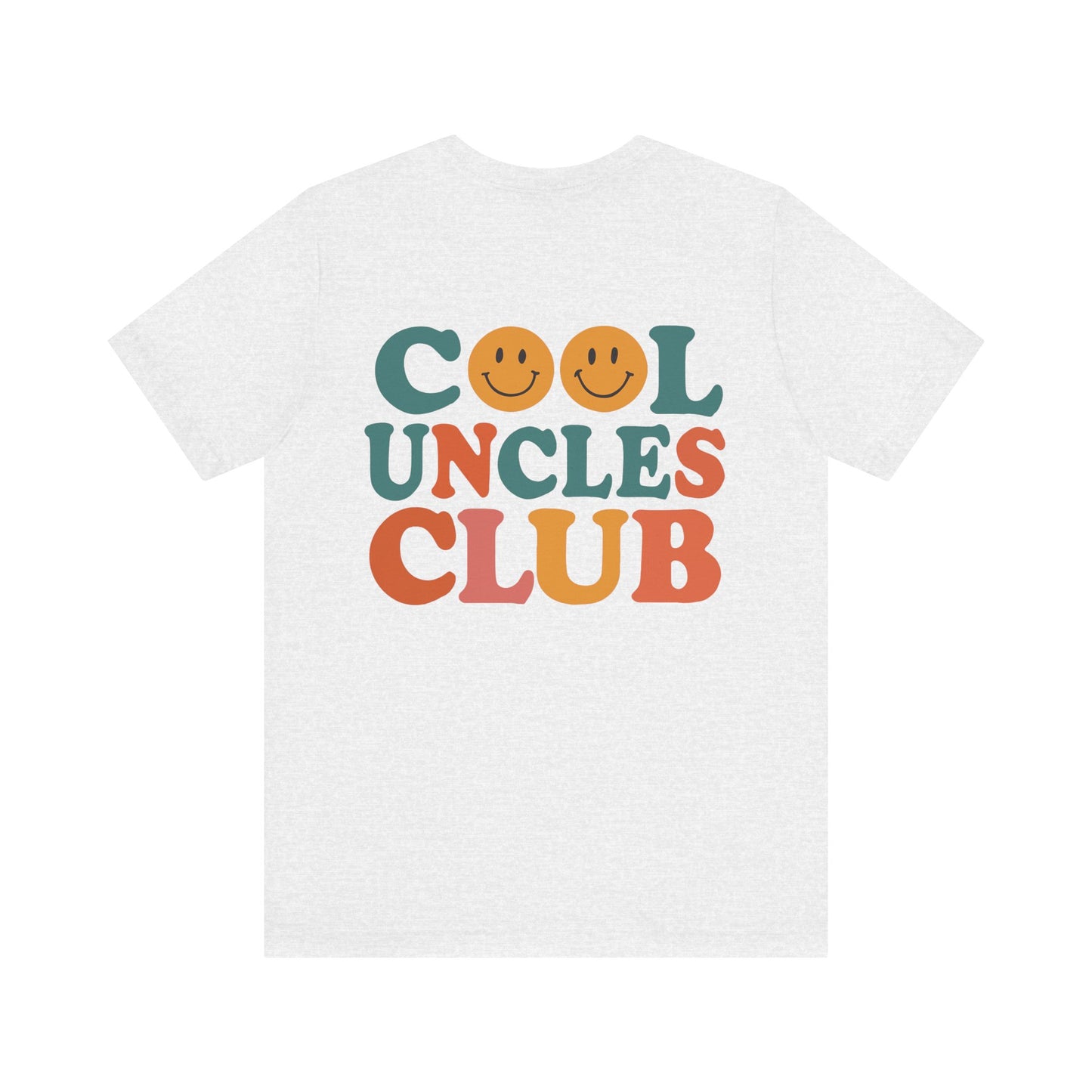 Cool Uncles Club Tee, Unisex Graphic T-Shirt, Father's Day Gift, Fun Uncle Outfit, Smiley Face Tee, Family Reunion Shirt