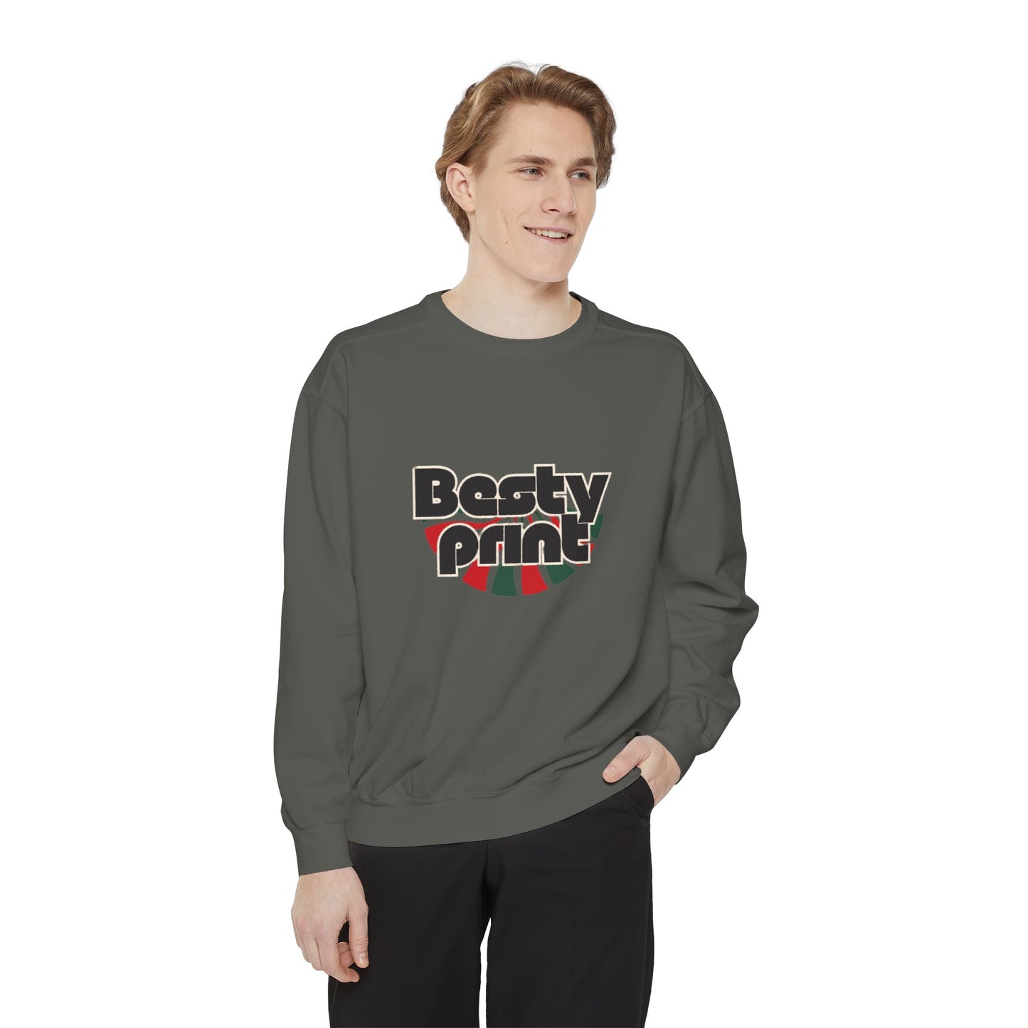 Trendy Unisex Sweatshirt with 'Booty Print' Design, Cozy Casual Wear, Gift Idea for Friends, Festival Fashion, Everyday Comfort