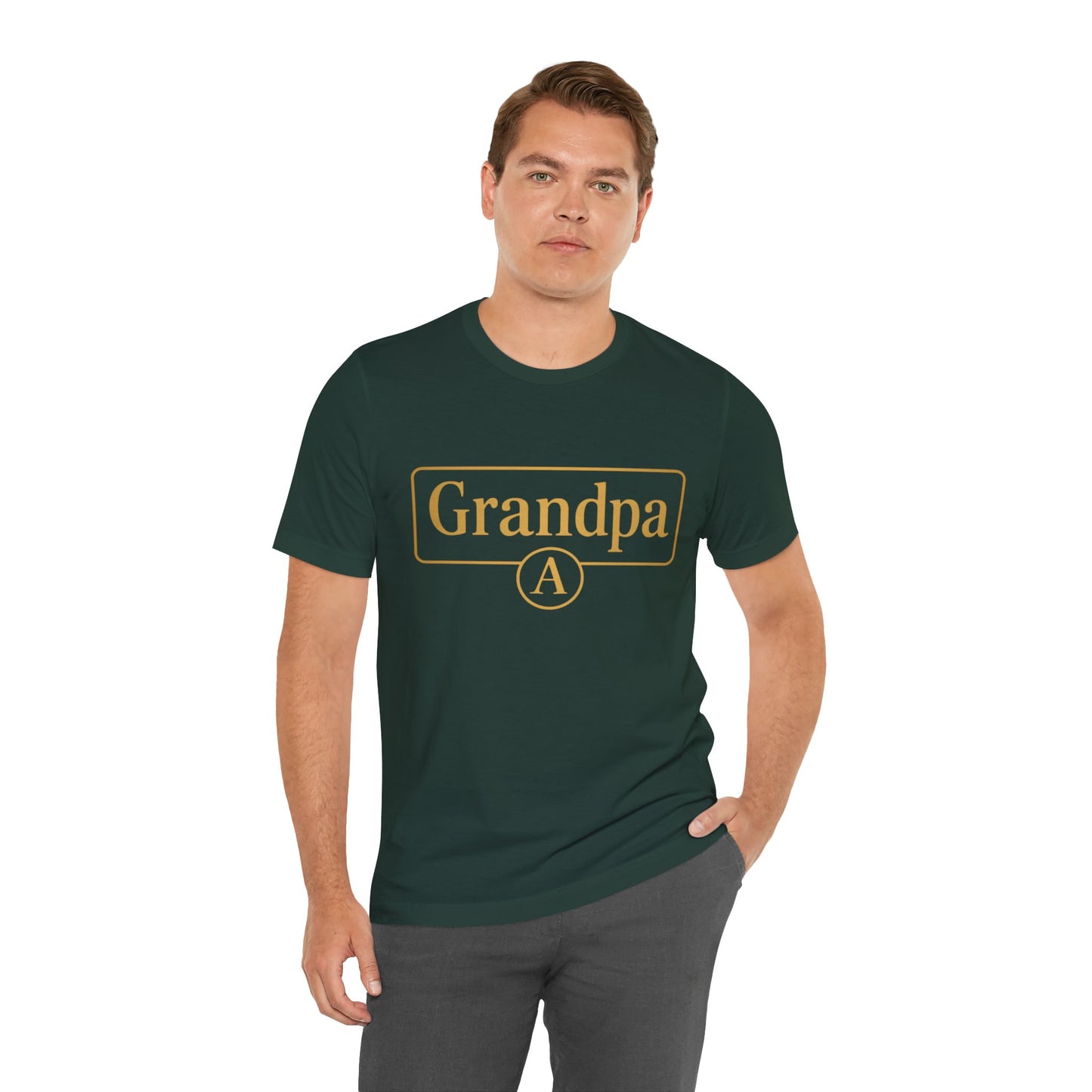 Grandpa Unisex Tee - Stylish Gift for Grandfathers, Casual Wear, Family Reunion, Birthday, Father's Day