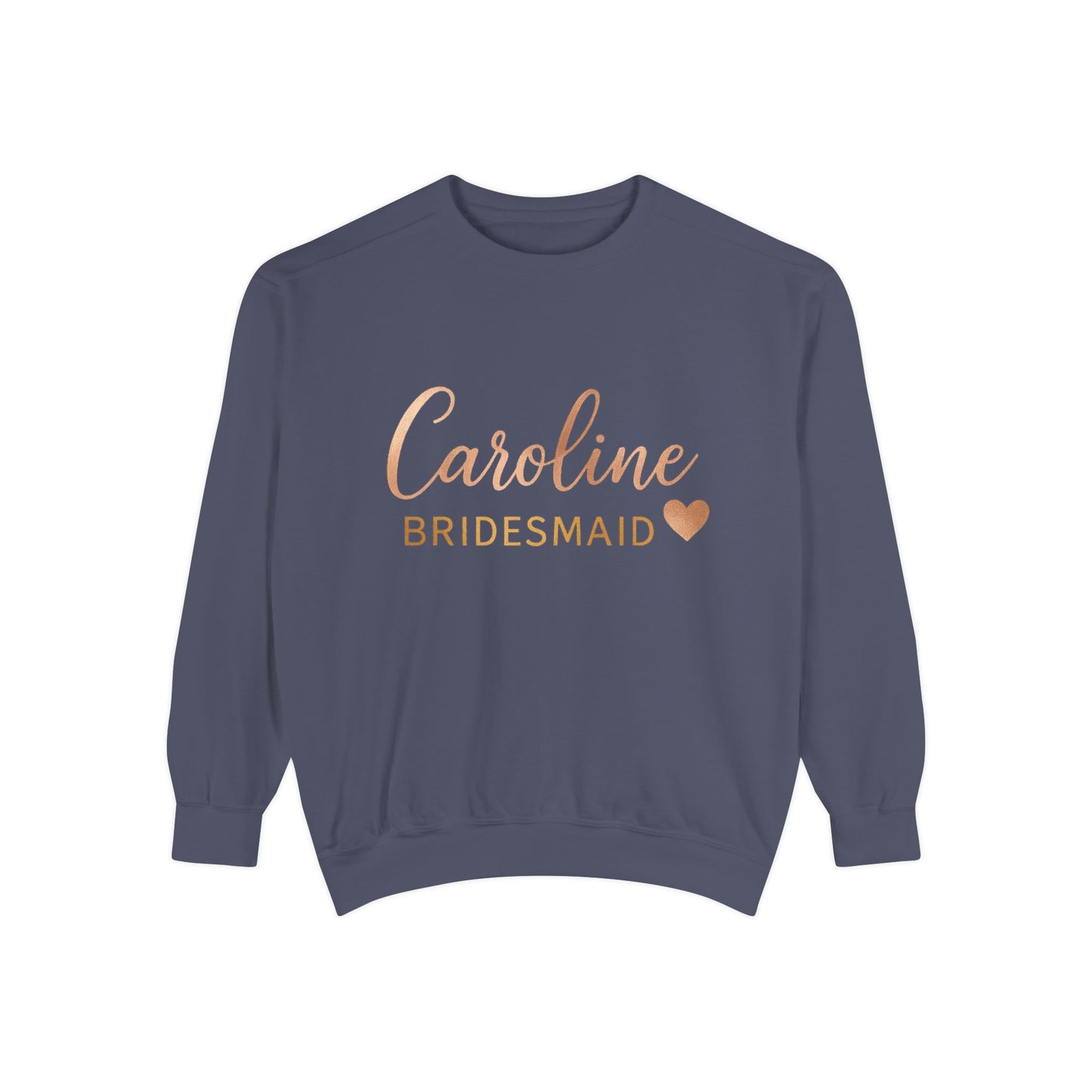 Bridesmaid Sweatshirt, Personalized Gift, Unisex Pullover, Wedding Party Apparel, Custom Bridesmaid Sweatshirt