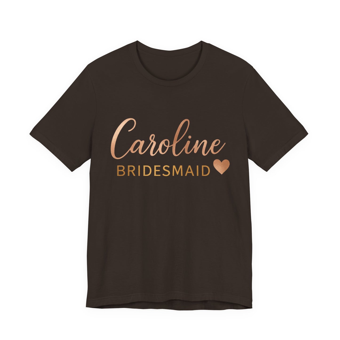 Bridesmaid T-Shirt, Customizable Team Tee, Unique Wedding Gift, Bridal Party Shirt, Memorable Engagement Celebration