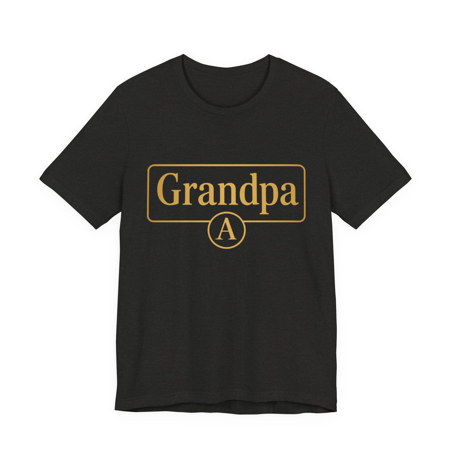 Grandpa Unisex Tee - Stylish Gift for Grandfathers, Casual Wear, Family Reunion, Birthday, Father's Day