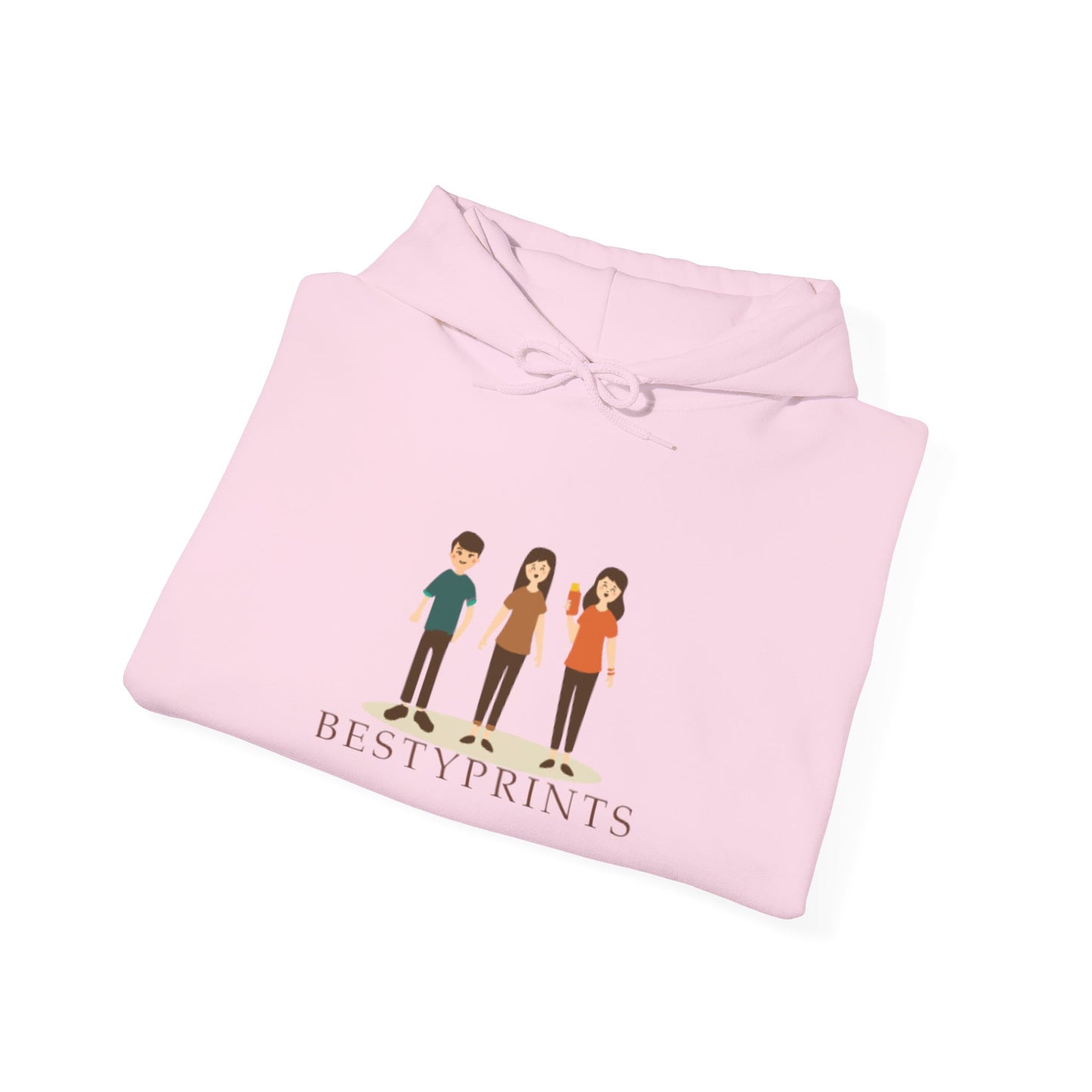 Best Friends Group Hoodie, Unisex Heavy Blend Sweatshirt, Cute Friendship Gift, Cozy Casual Wear, Ideal for Fall, Winter Celebrations